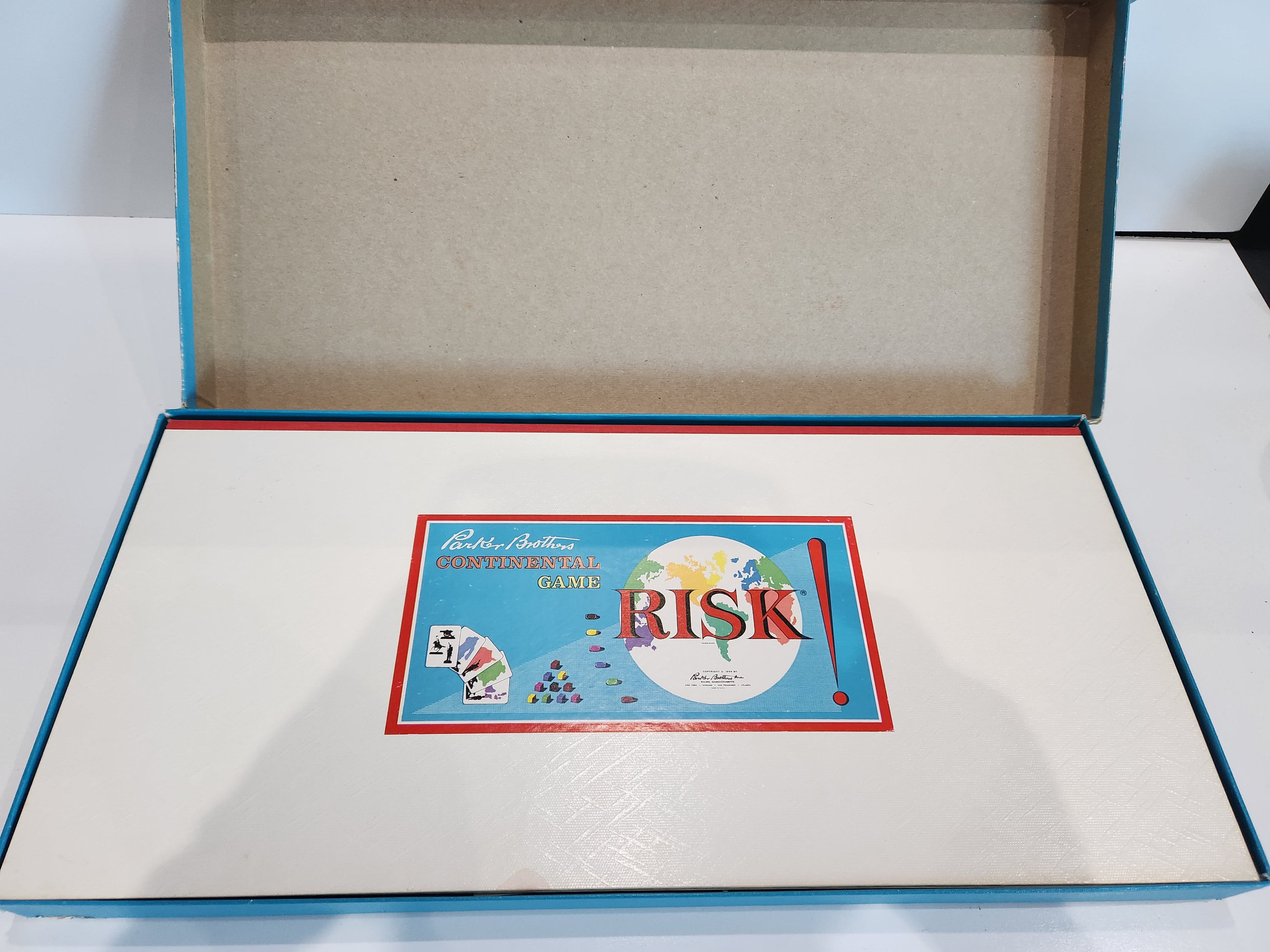 Vintage Parker Brothers Risk Continental Game Board Game 1959 Complete