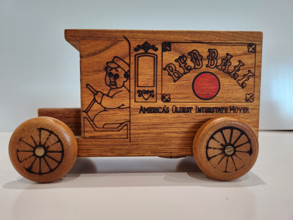 Toystalgia Freshlike Canned Goods Wood Bank Delivery Bank Vintage Advertisement