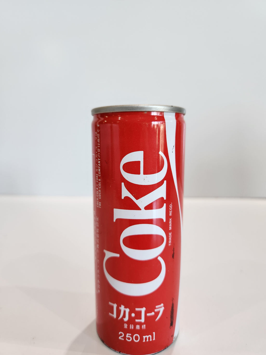 Vintage Coca Cola 250ml Japanese Aluminum Soda Can Advertising Collectible