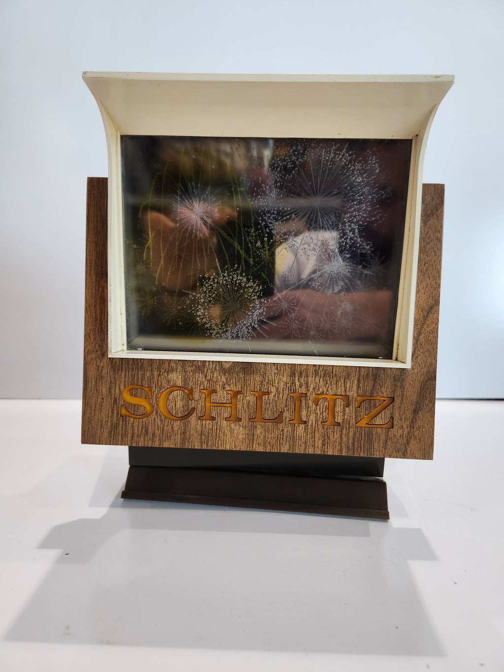Schlitz Vintage Lighted Beer Sign Motion Fireworks Display Bar Advertising