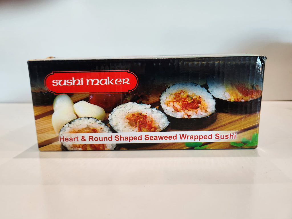 Heart Round Sushi Maker 5-In-1 Miracle Mold Seaweed Sushi Roll Kitchen Tool Kit