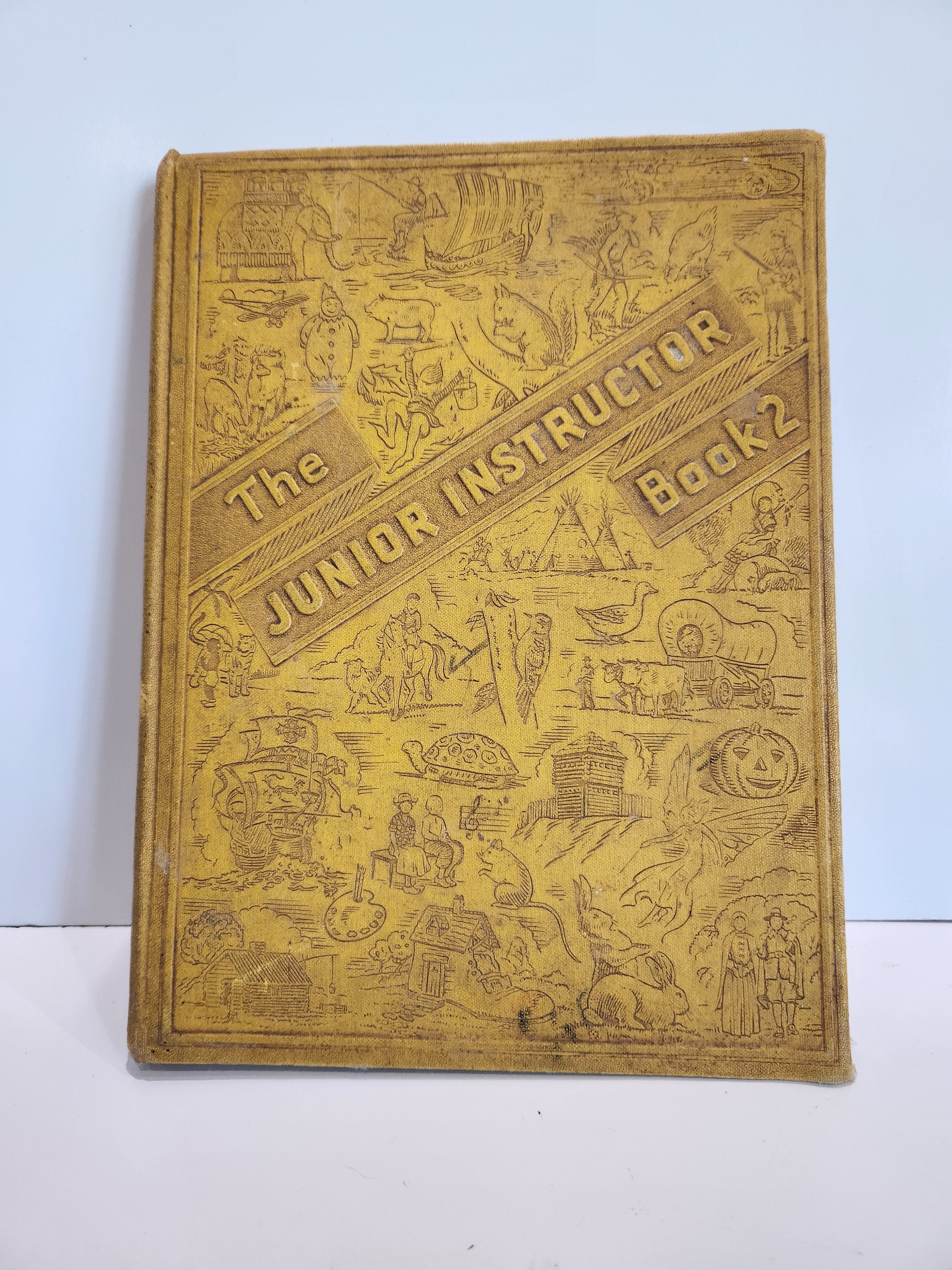 Vintage The Junior Instructor Book 2 Illustrated Children Learning Book