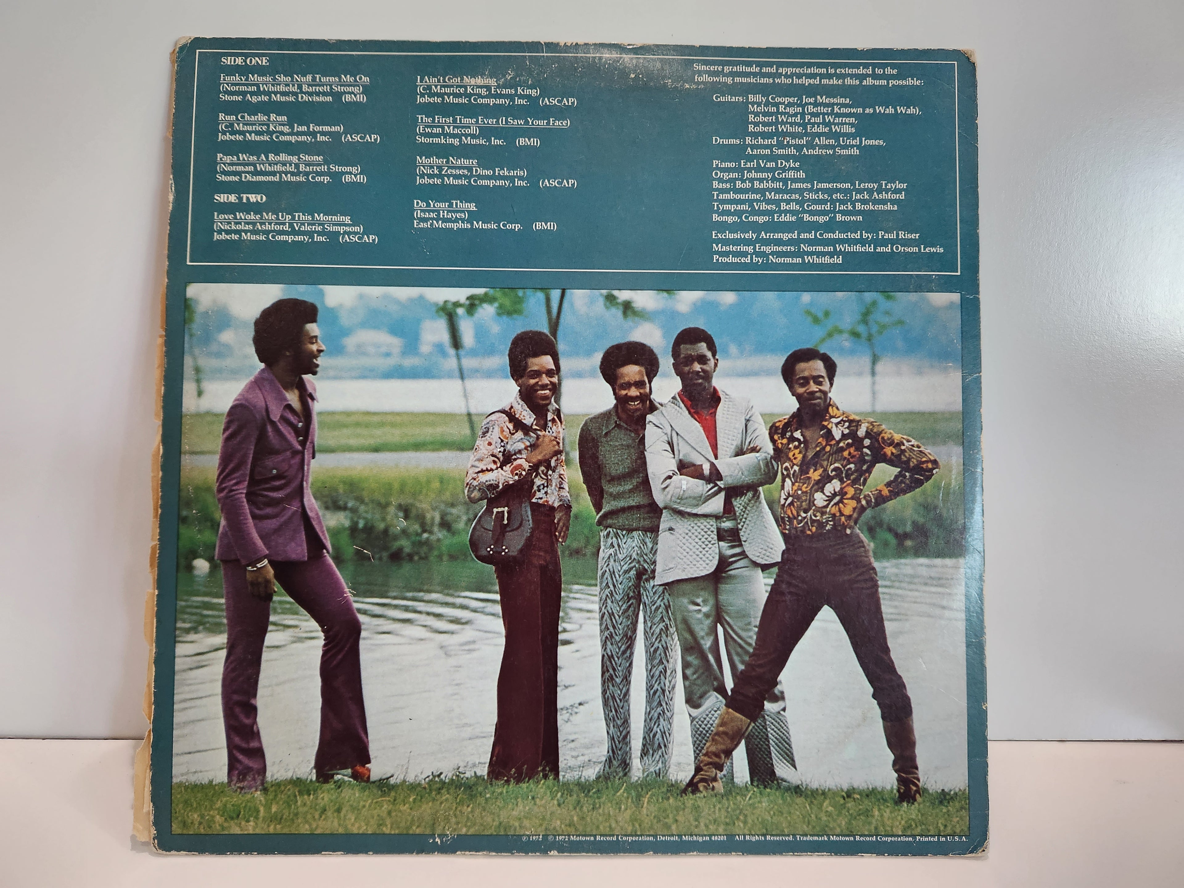 Vintage The Temptations All Directions 1972 Gordy Vinyl LP Record Album