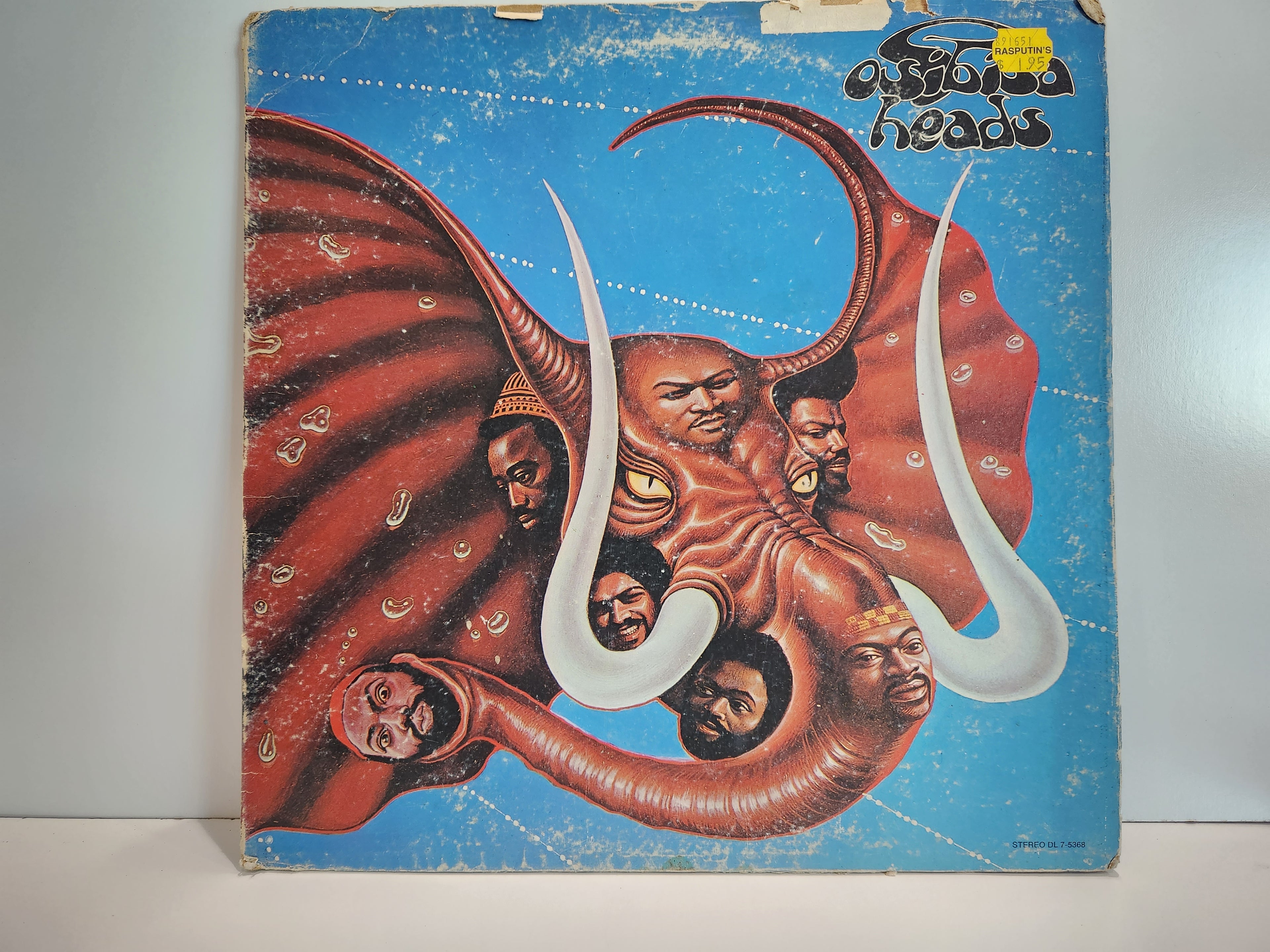 Vintage Osibisa Heads MCA Vinyl LP 33 RPM Afro Rock Funk Album Rare