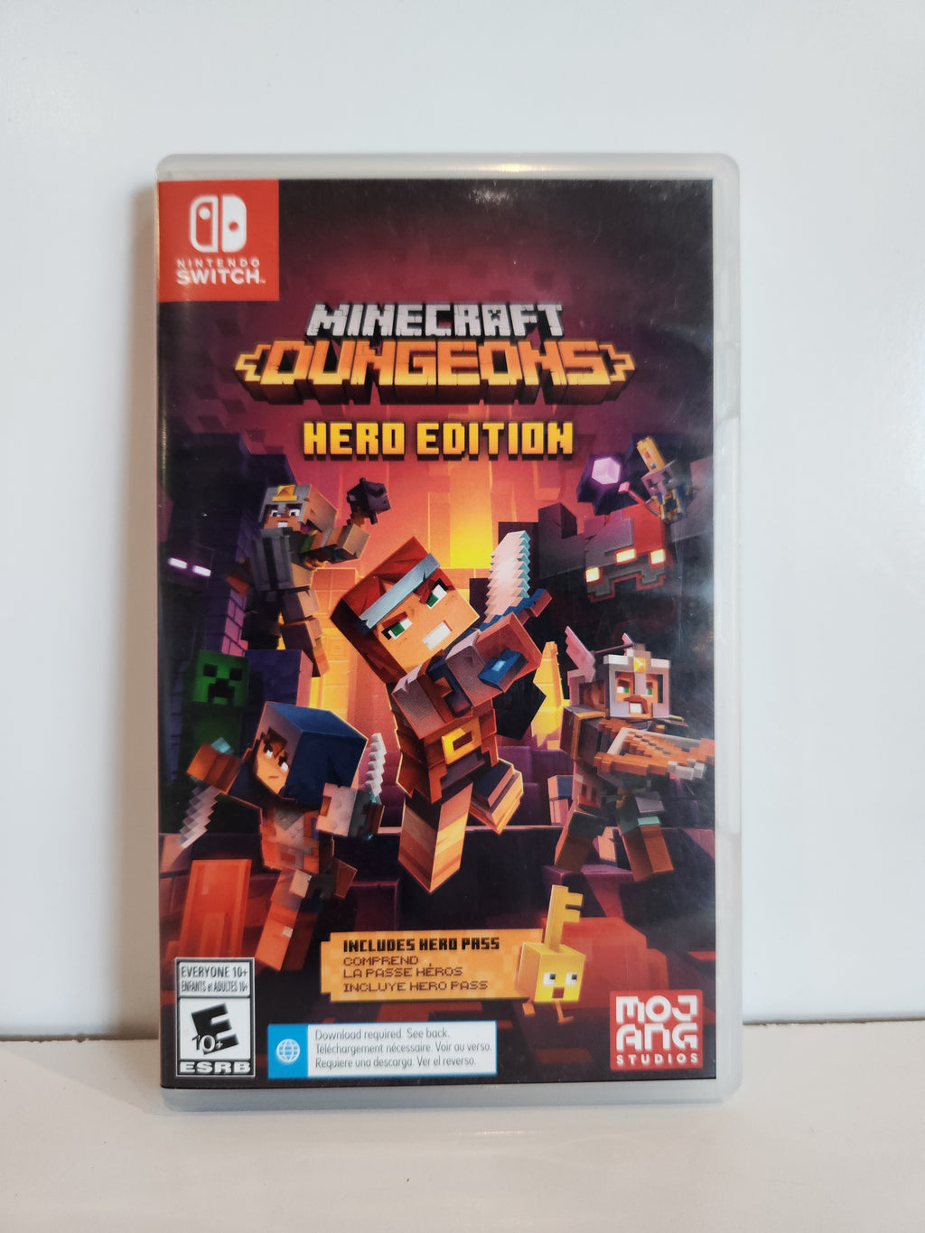Minecraft Dungeons Hero Edition Nintendo Switch Complete Game Mojang ESRB 10+
