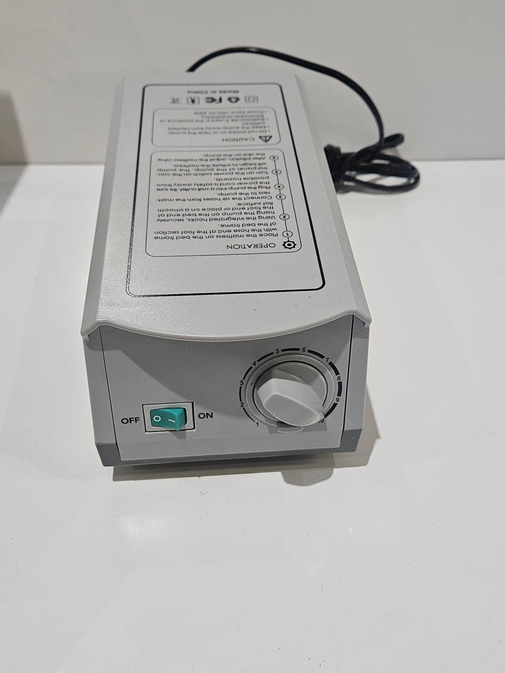 Medical Air Mattress Pump Control Unit Adjustable Pressure Alternating Pad
