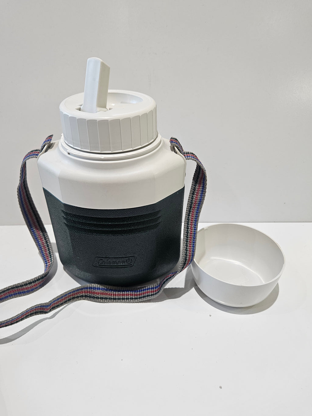 Vintage Coleman Personal Beverage Cooler Jug Thermos With Shoulder Strap