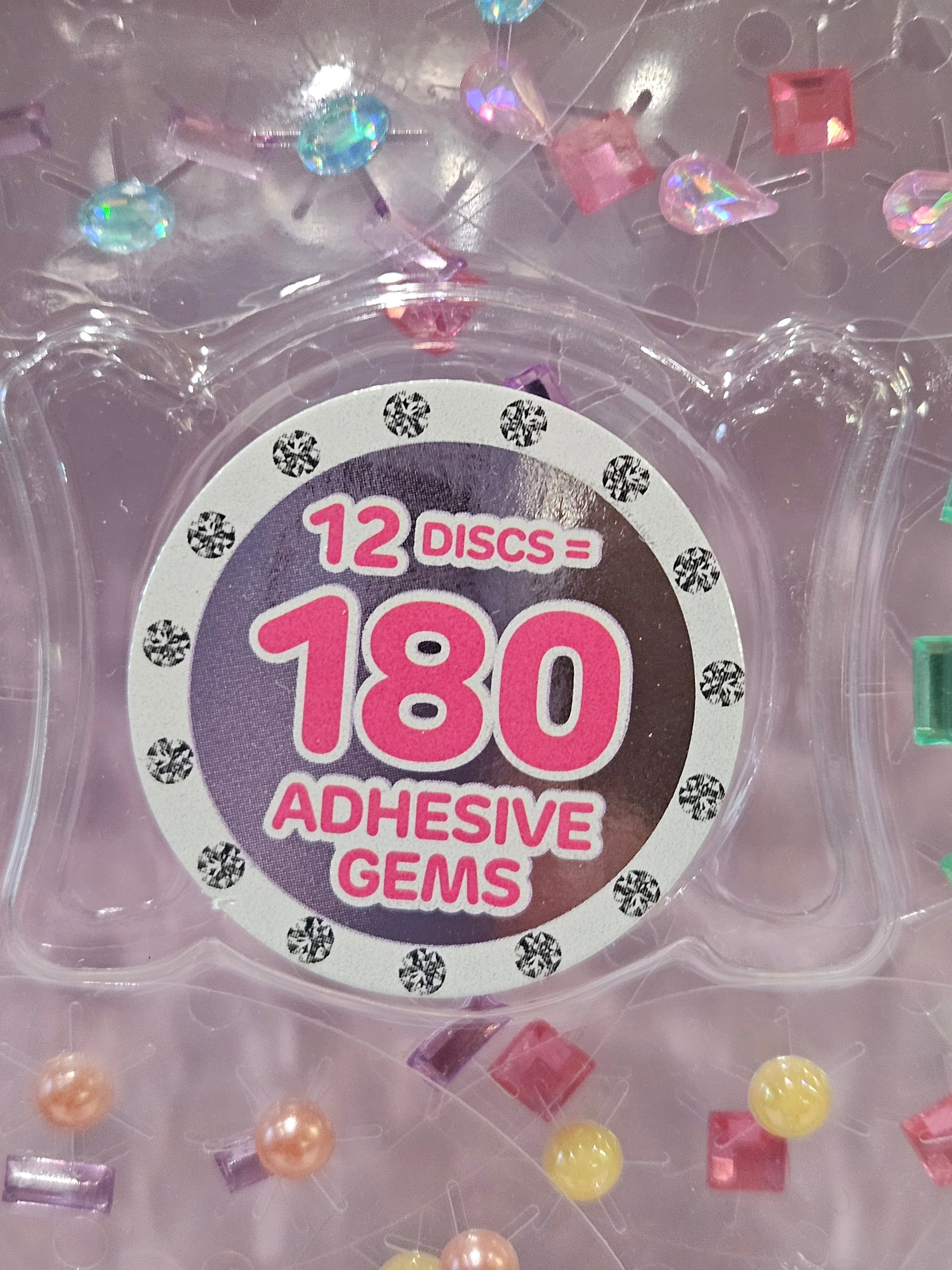 Blinger Kids Birthday Party Glimmer Collection Refill Set 180 Adhesive Gems