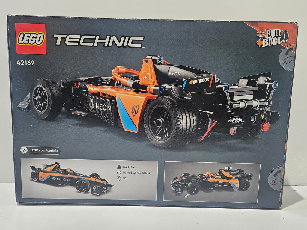 LEGO Technic 42169 NEOM McLaren Formula E Team Pull Back Race Car Set