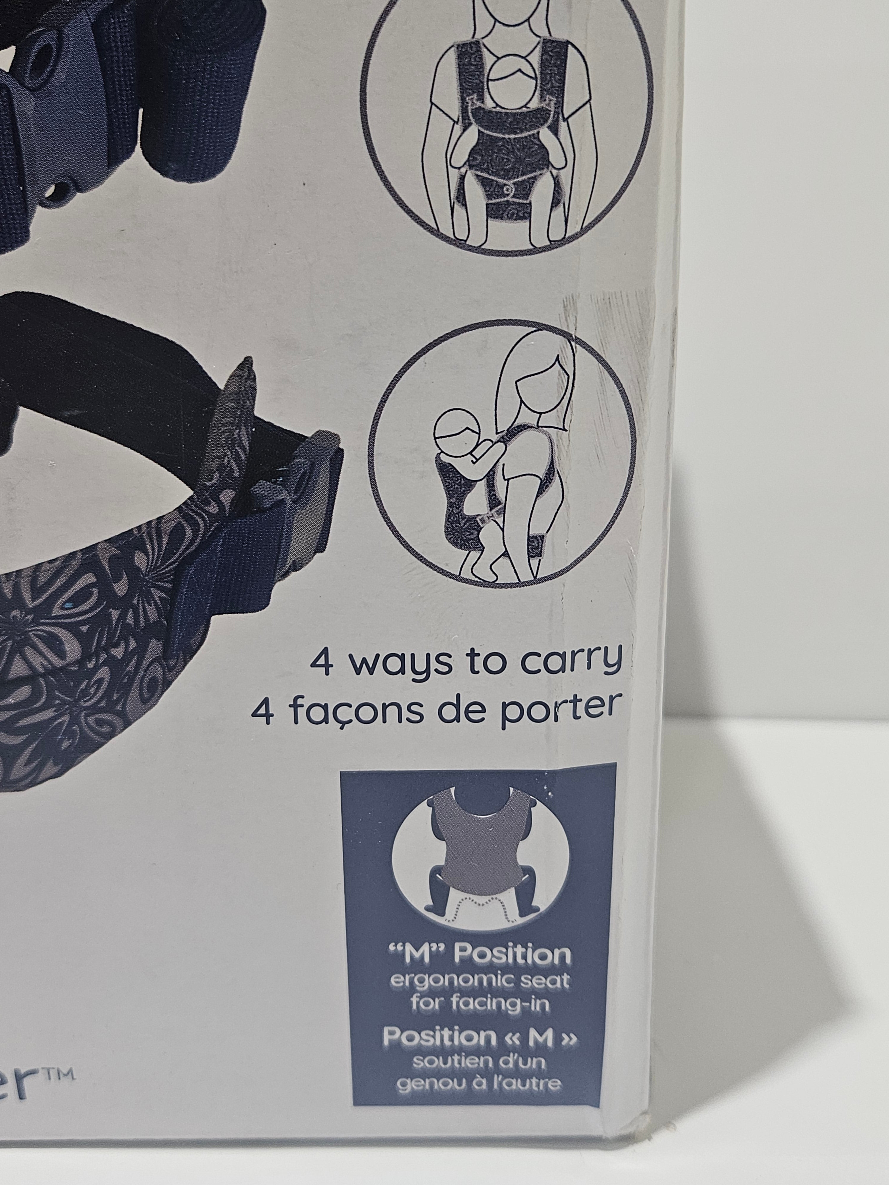 Infantino Flip 4-In-1 Convertible Baby Carrier Ergonomic 8-32 Lbs Blue