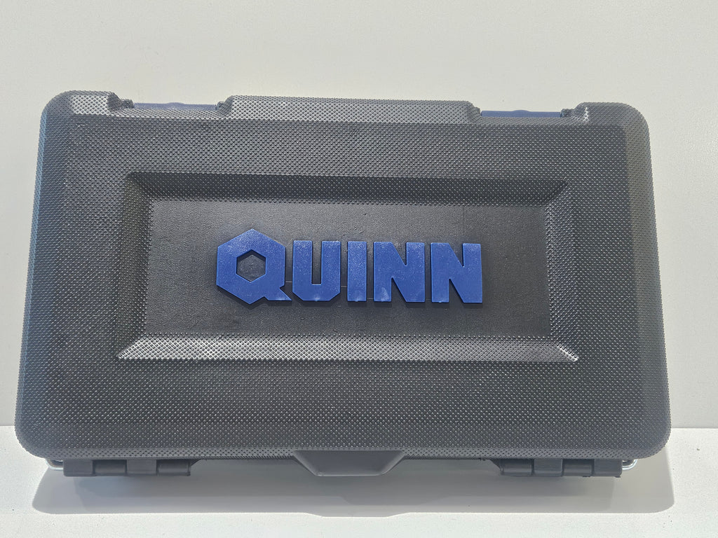 QUINN 54Pc 1/4 Drive Master Socket Set SAE Metric Ratchet Tool Kit Case