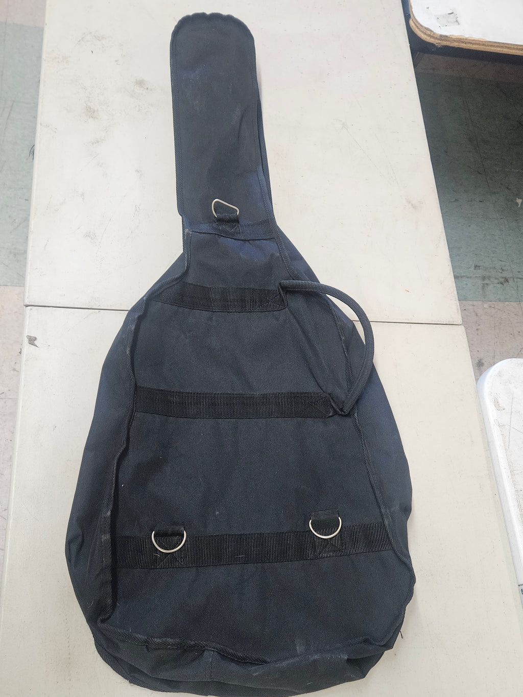 Carlo Robelli Acoustic Guitar Gig Bag Soft Case Backpack Carry Black Nylon