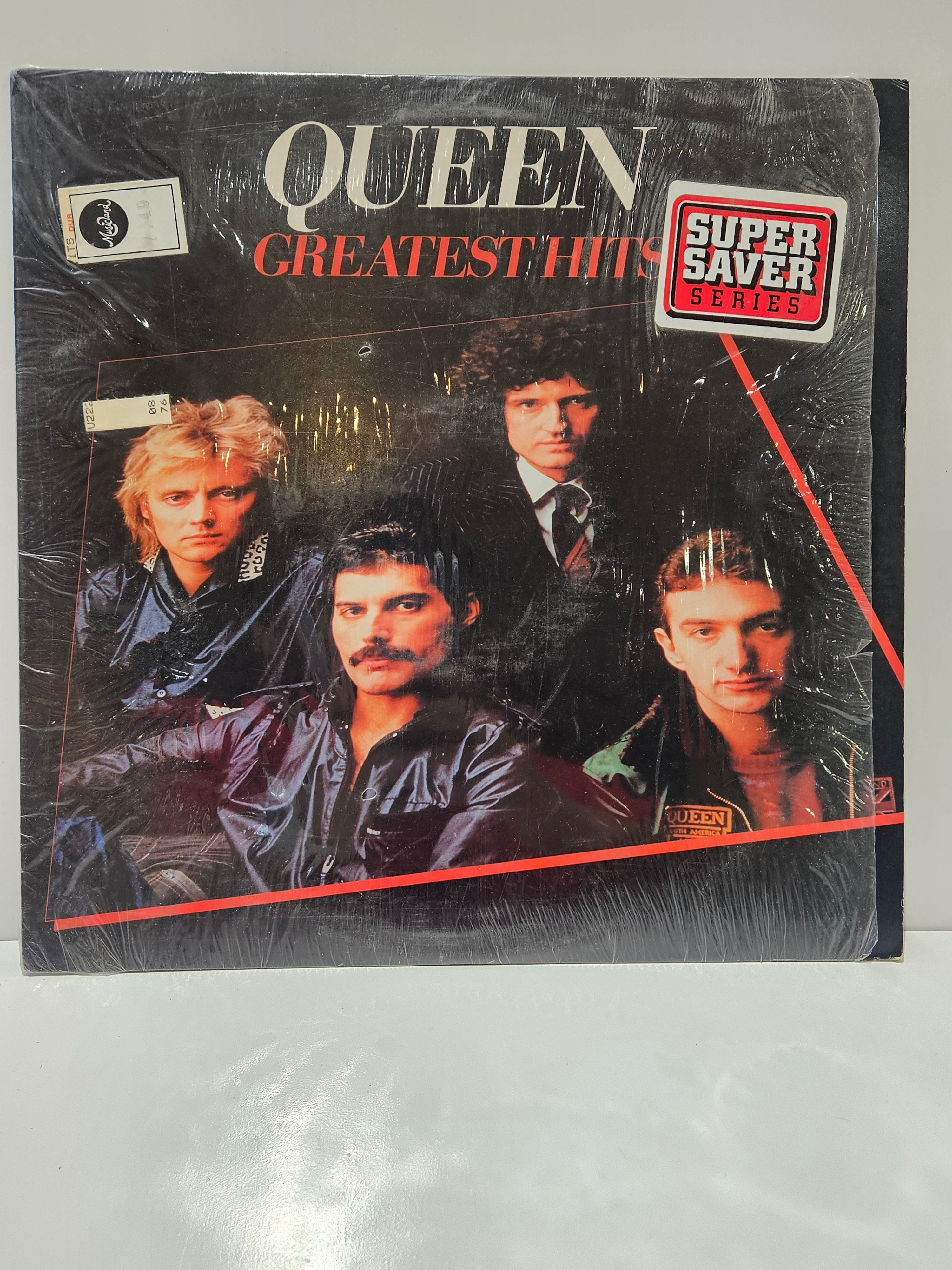 Vintage Queen Greatest Hits Super Saver Series Vinyl LP Record Freddie Mercury