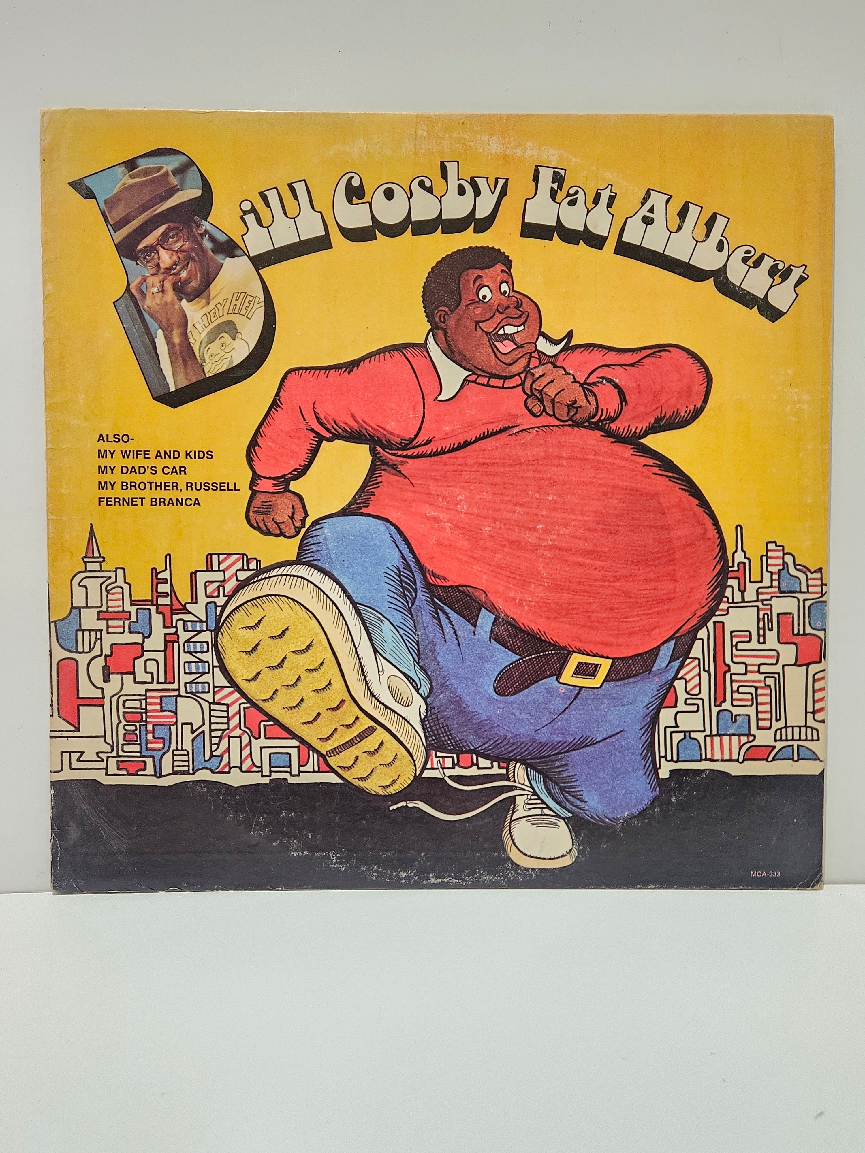 Vintage Bill Cosby Fat Albert Comedy LP Vinyl Record MCA 333 Cartoon Cover Album