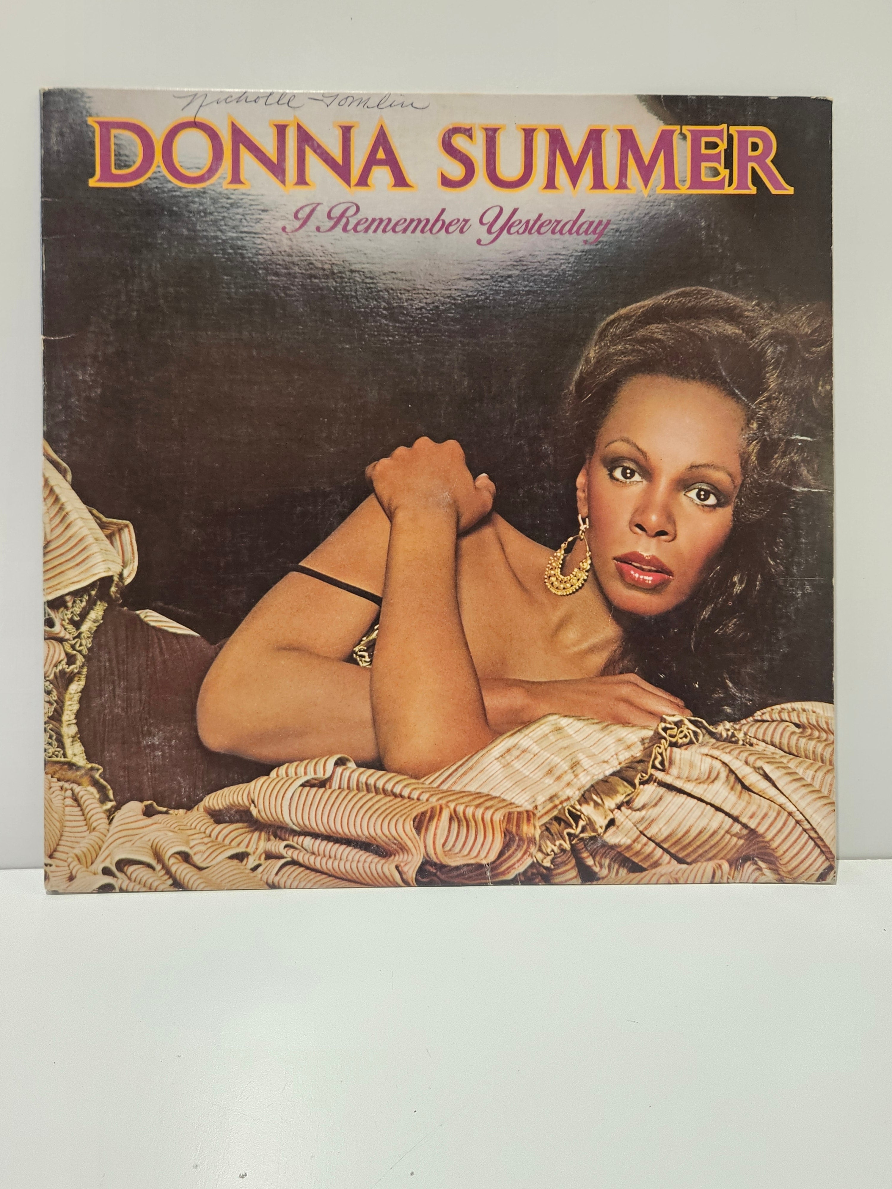 Vintage Donna Summer I Remember Yesterday Vinyl LP Disco Record Album 1977