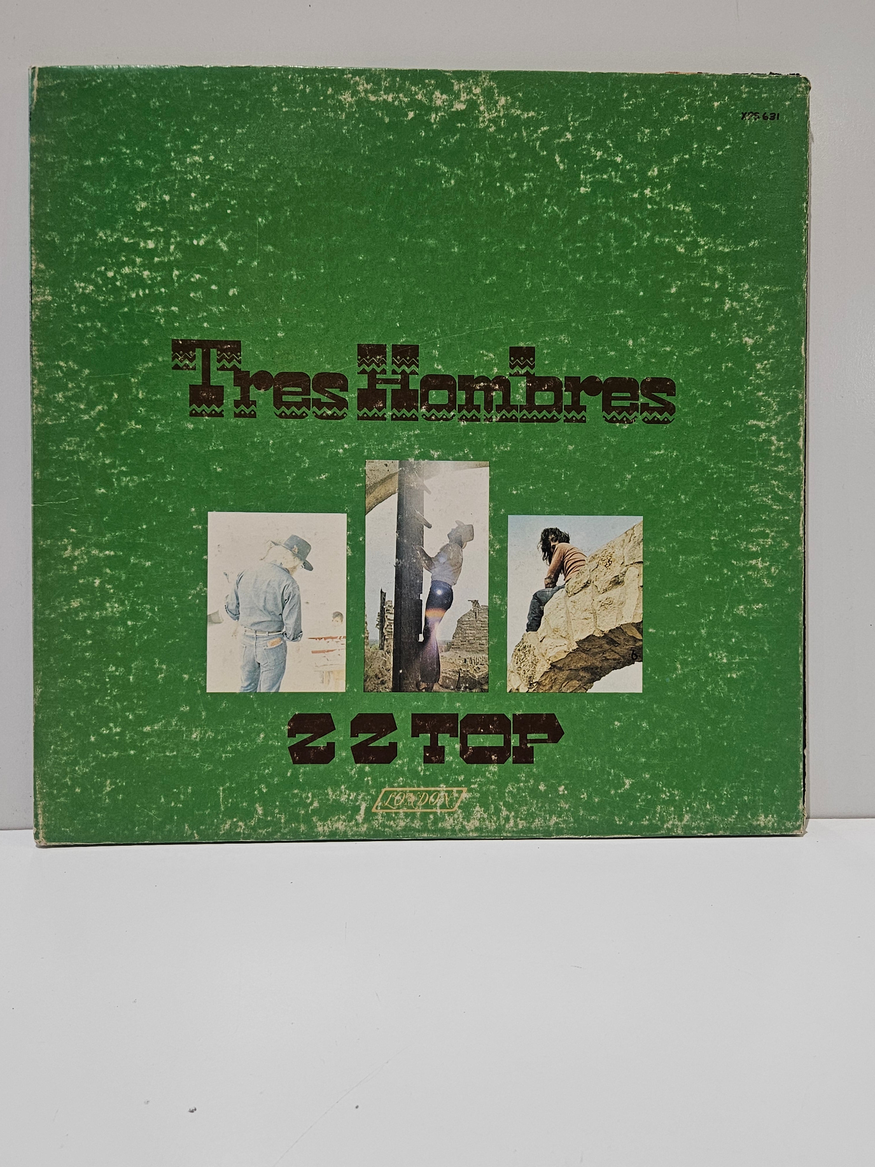 Vintage ZZ Top Tres Hombres Vinyl LP London Records Blues Rock Album 1973