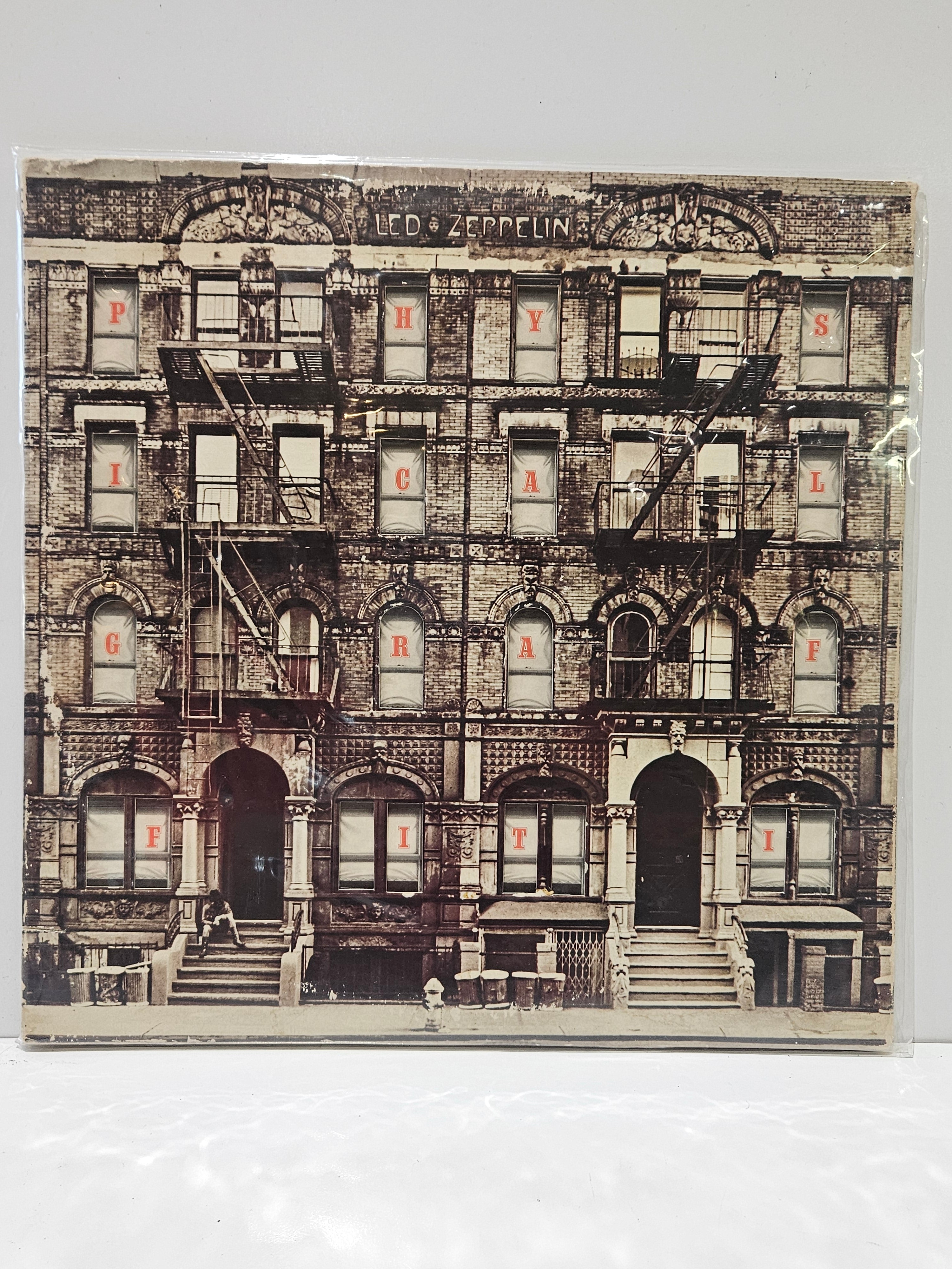 Vintage Led Zeppelin Physical Graffiti Double Vinyl LP Swan Song Records 1975