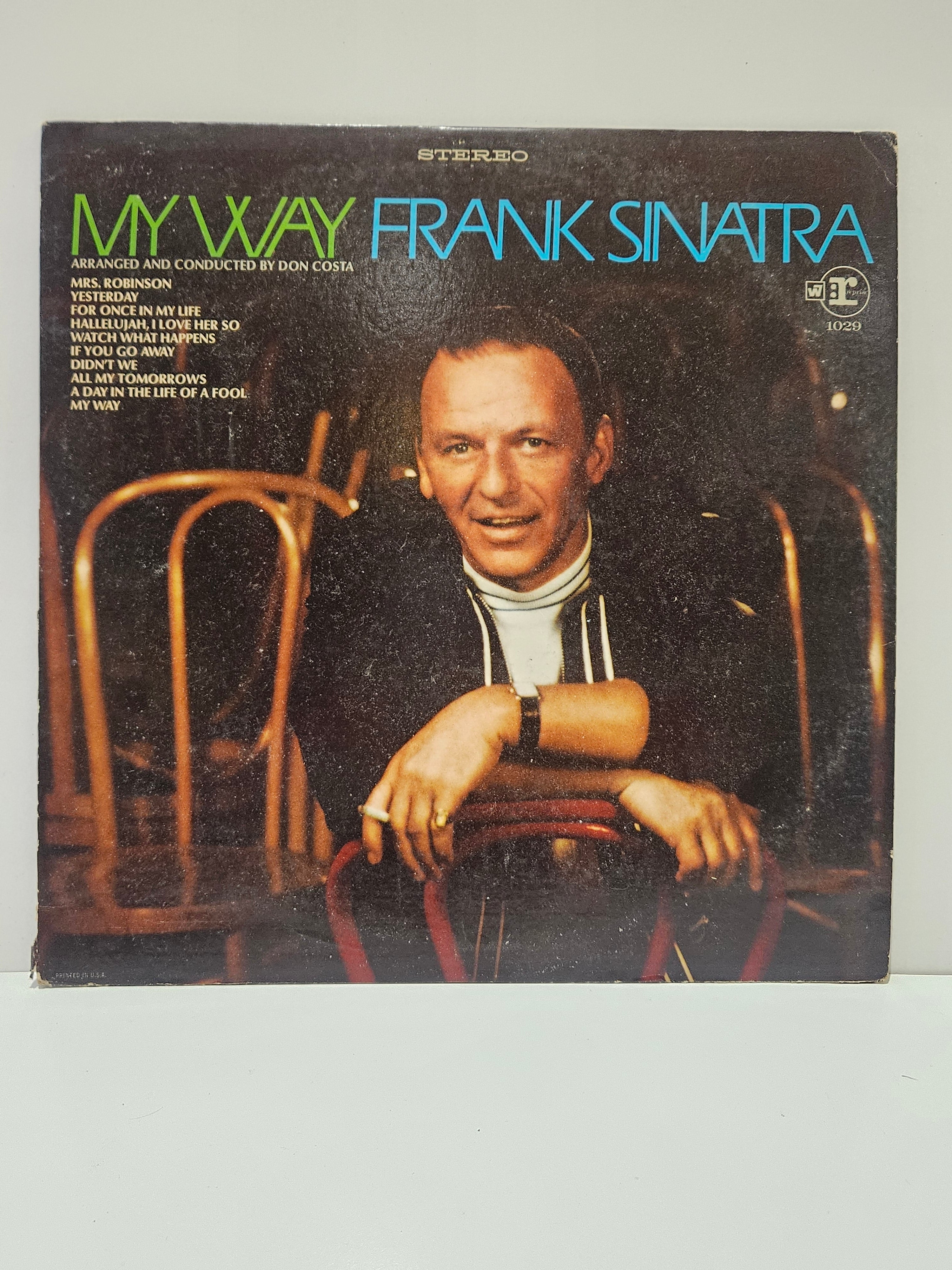 Vintage Frank Sinatra My Way Vinyl LP Reprise Records Stereo Album 1969