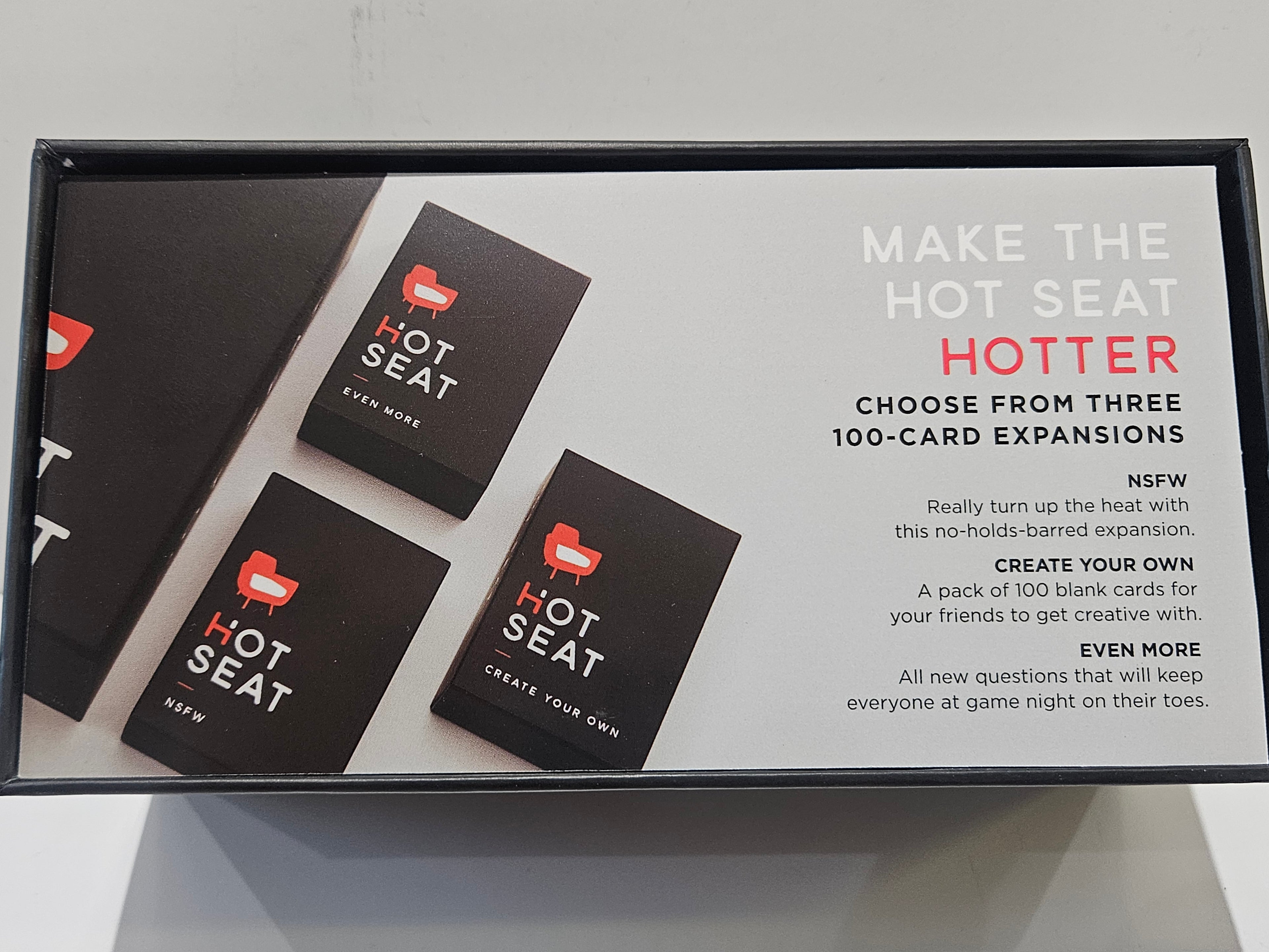 Hot Seat Party Card Game Dyce Games Adult Family Trivia Conversation Game