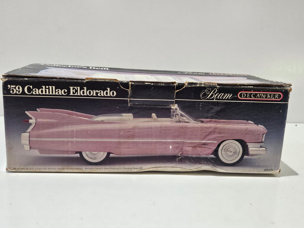 Vintage 1991 Jim Beam 1959 Pink Cadillac Eldorado Convertible Whiskey Decanter