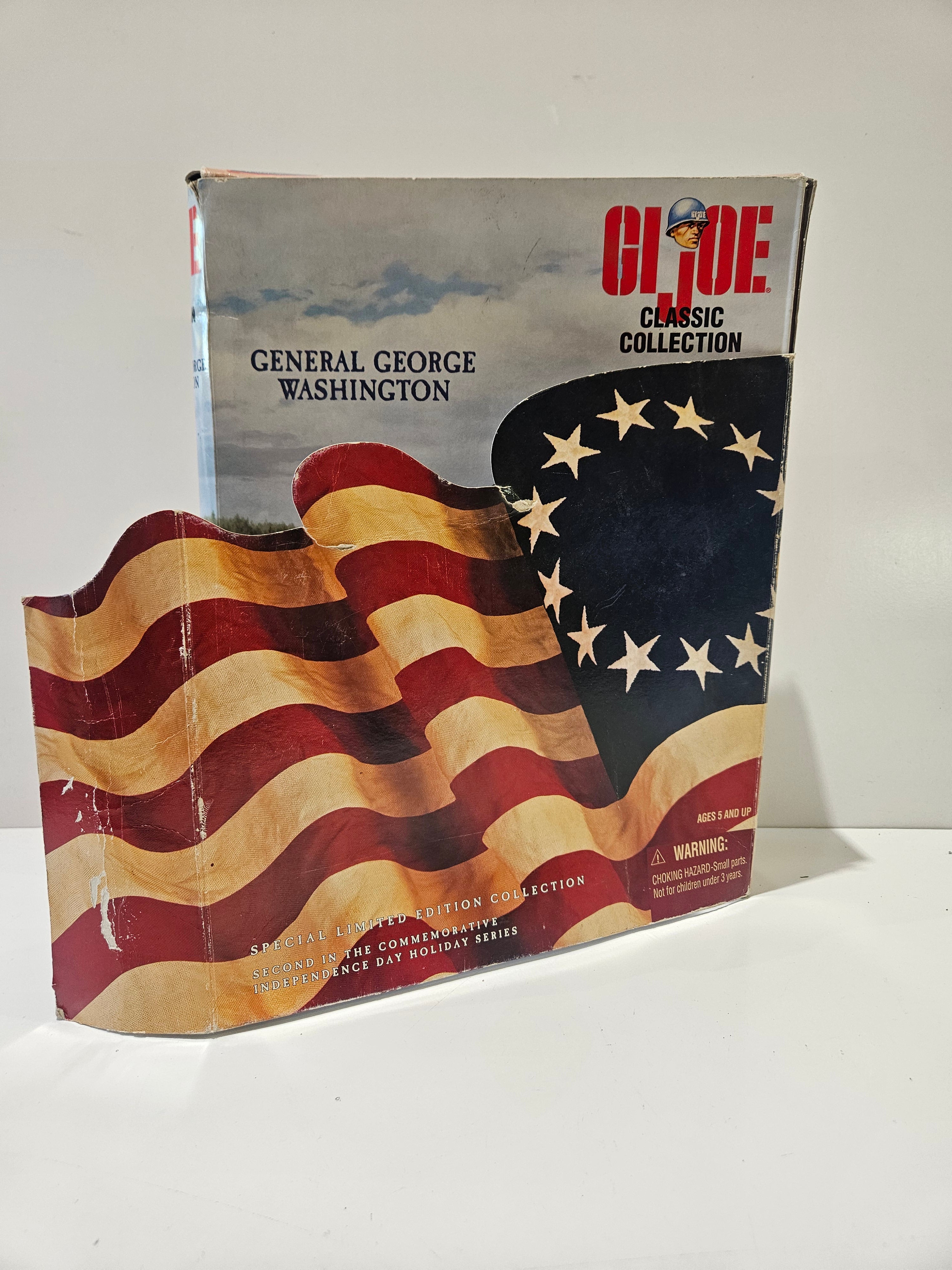 Vintage 1998 GI Joe Classic Collection General George Washington Figure Boxed