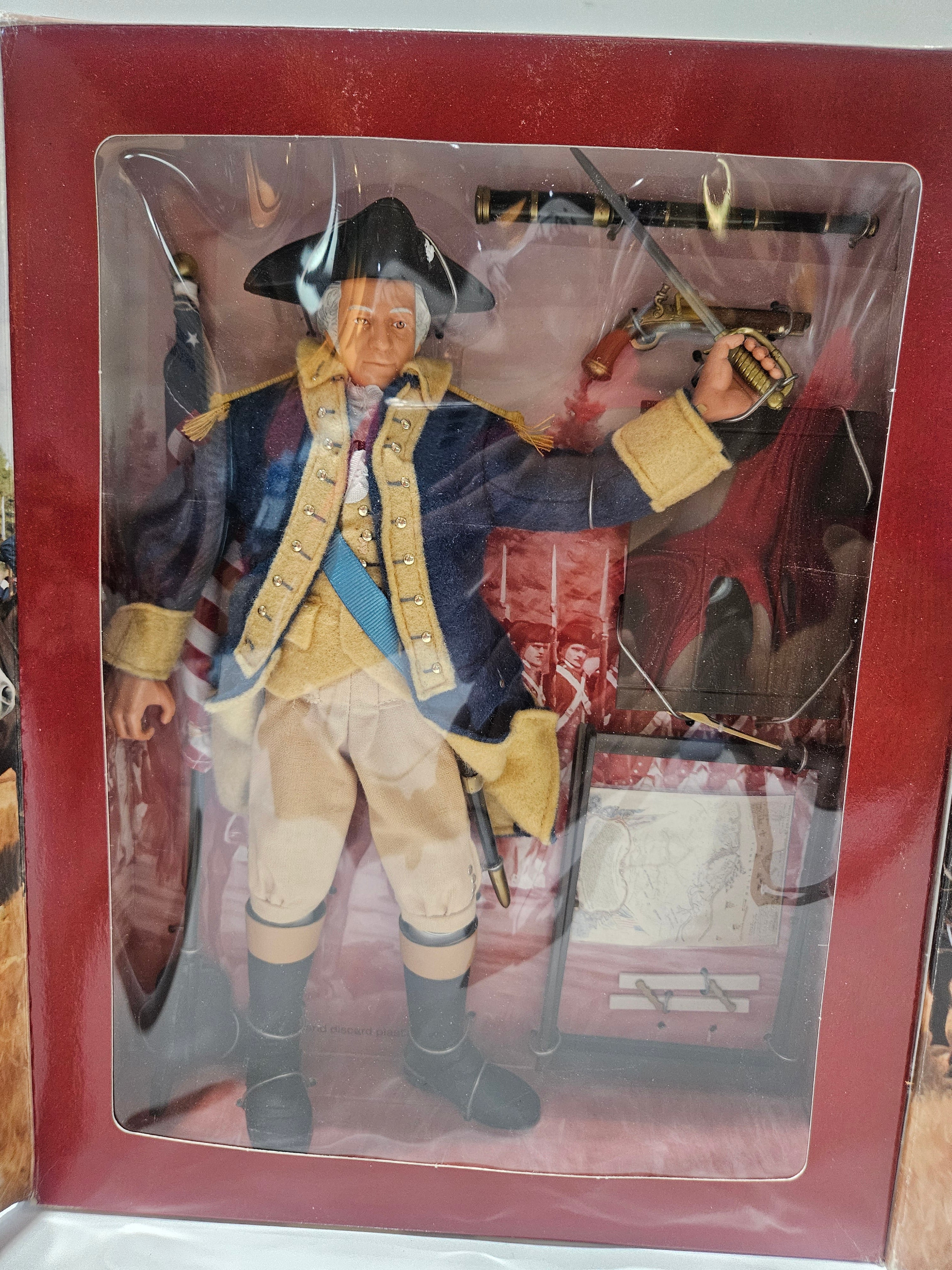 Vintage 1998 GI Joe Classic Collection General George Washington Figure Boxed