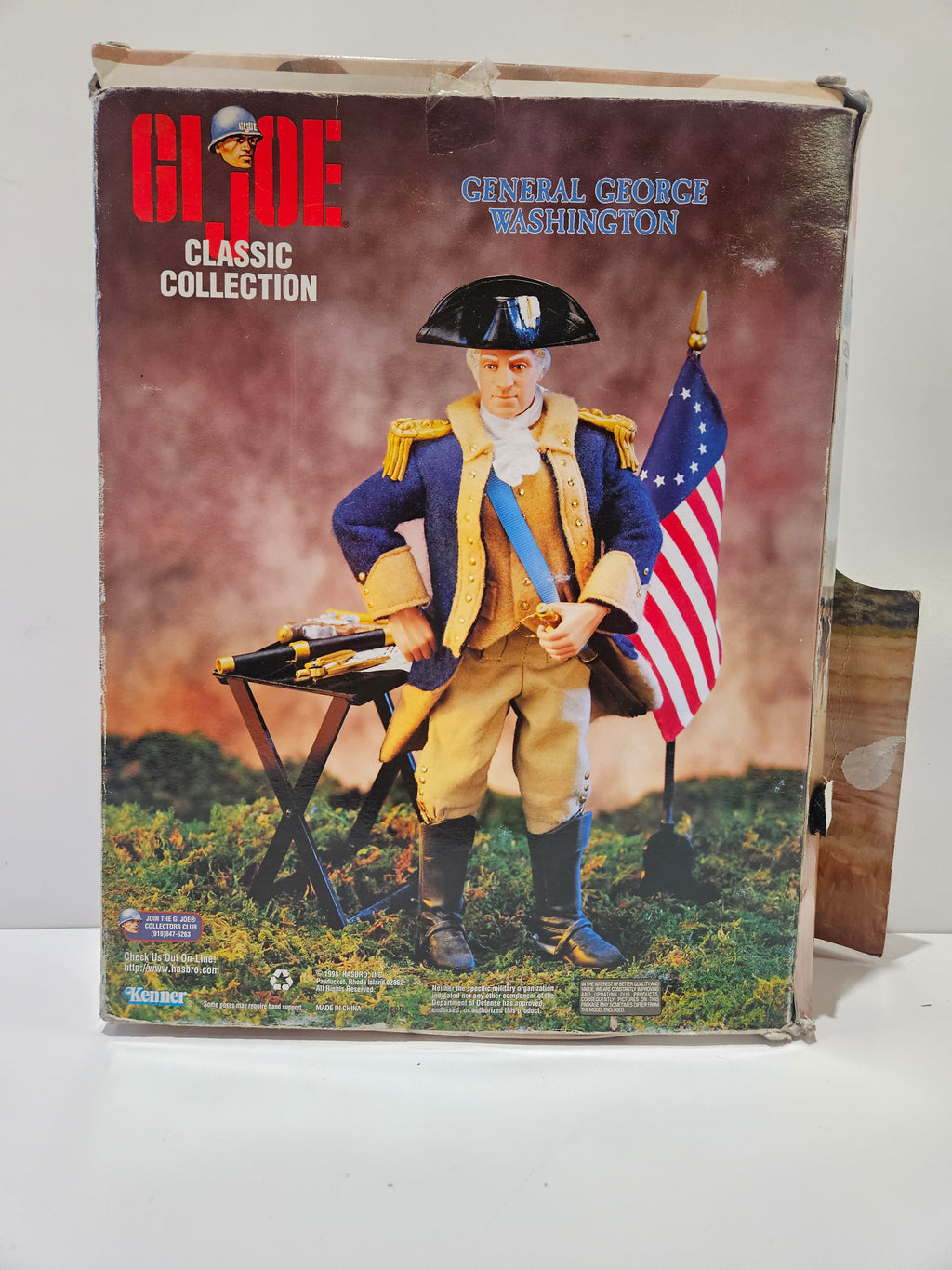 Vintage 1998 GI Joe Classic Collection General George Washington Figure Boxed