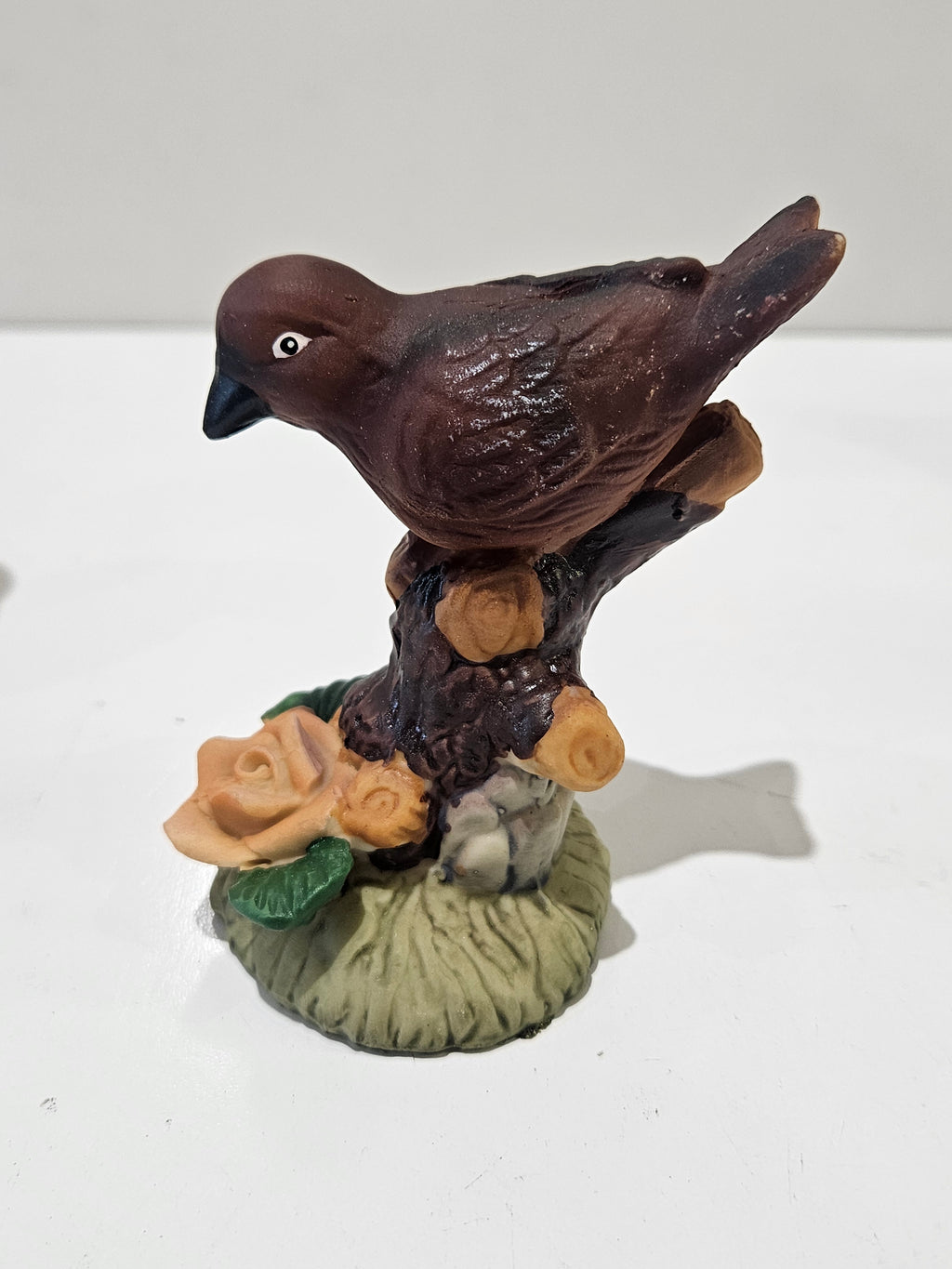 Colorful Ceramic Bird Figurines Cardinal Bluebird Decor