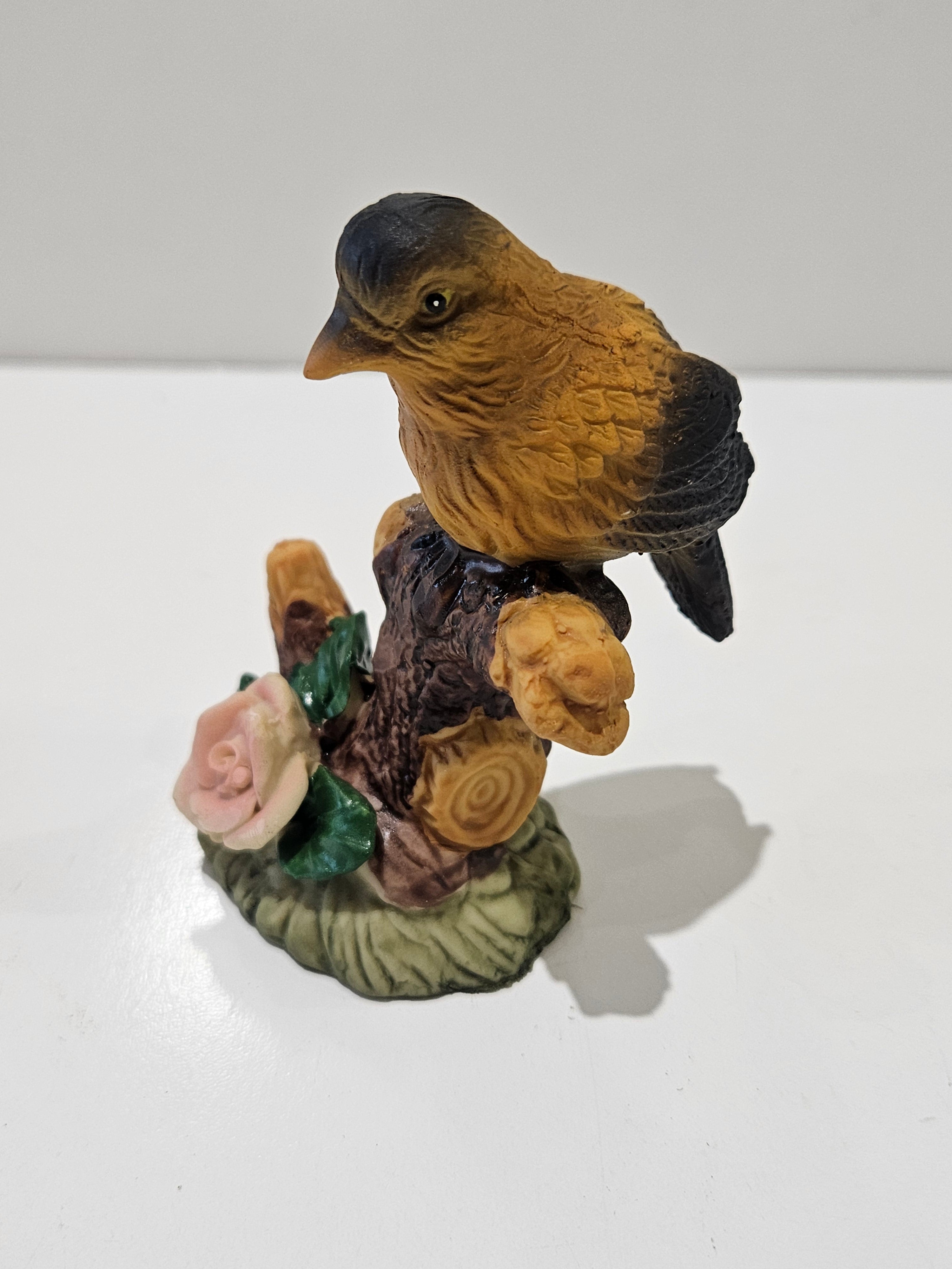 Colorful Ceramic Bird Figurines Cardinal Bluebird Decor