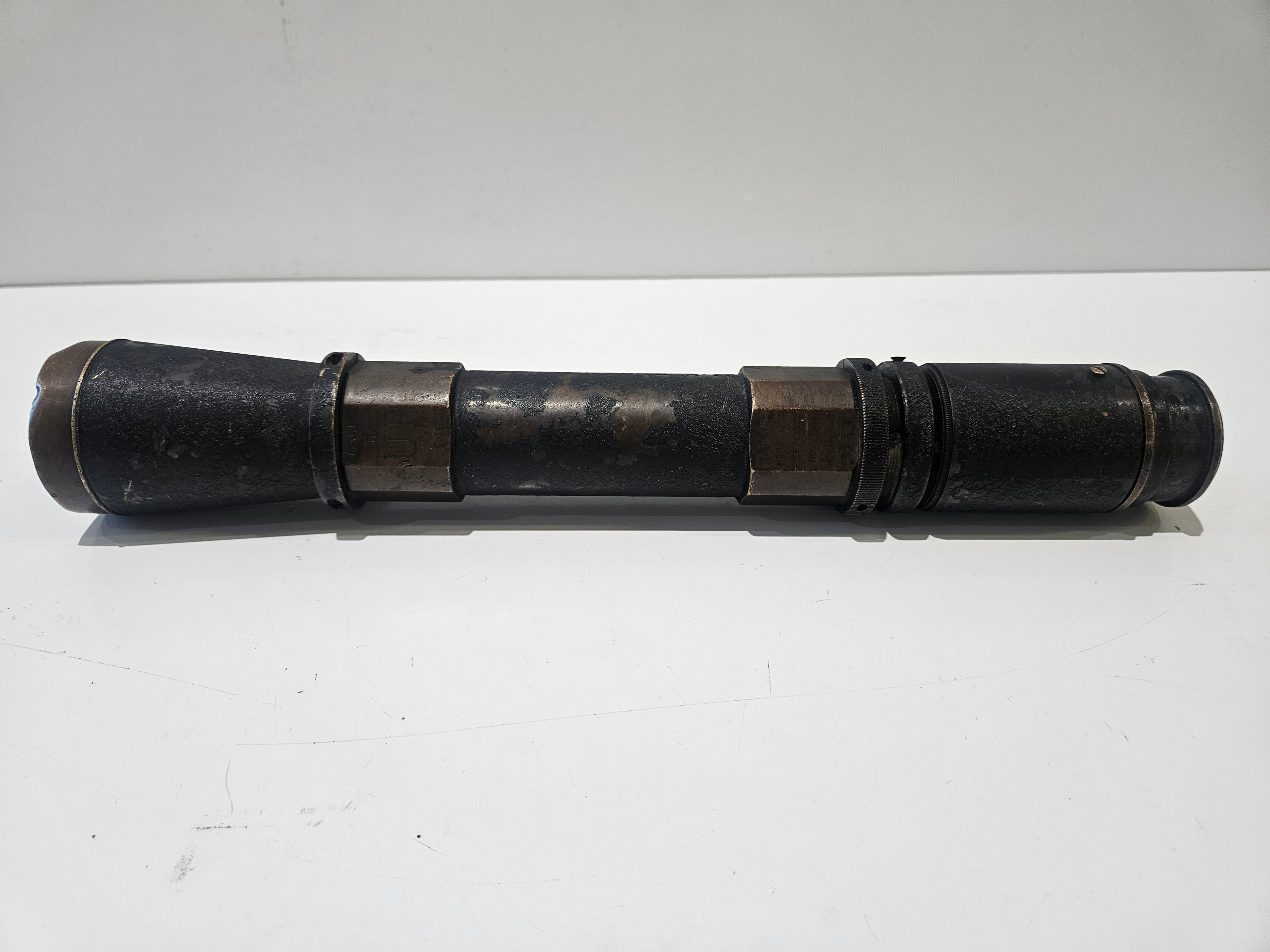 Vintage U.S. Navy MK 12 No. 246 Optical Scope Monocular Military Collectible