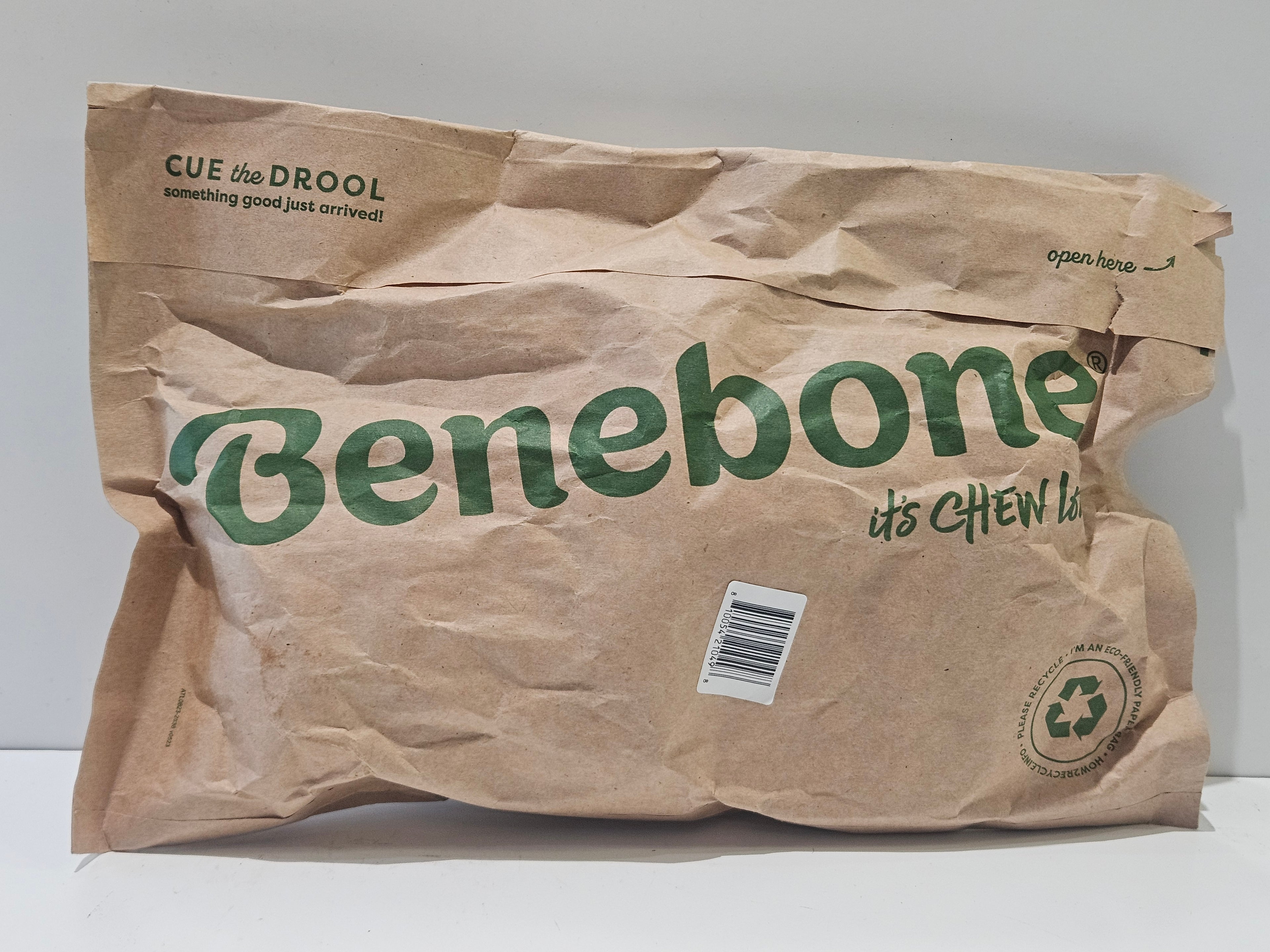 Benebone Dog Chew Toy Package Eco Friendly Pet Supply Retail Display Bag