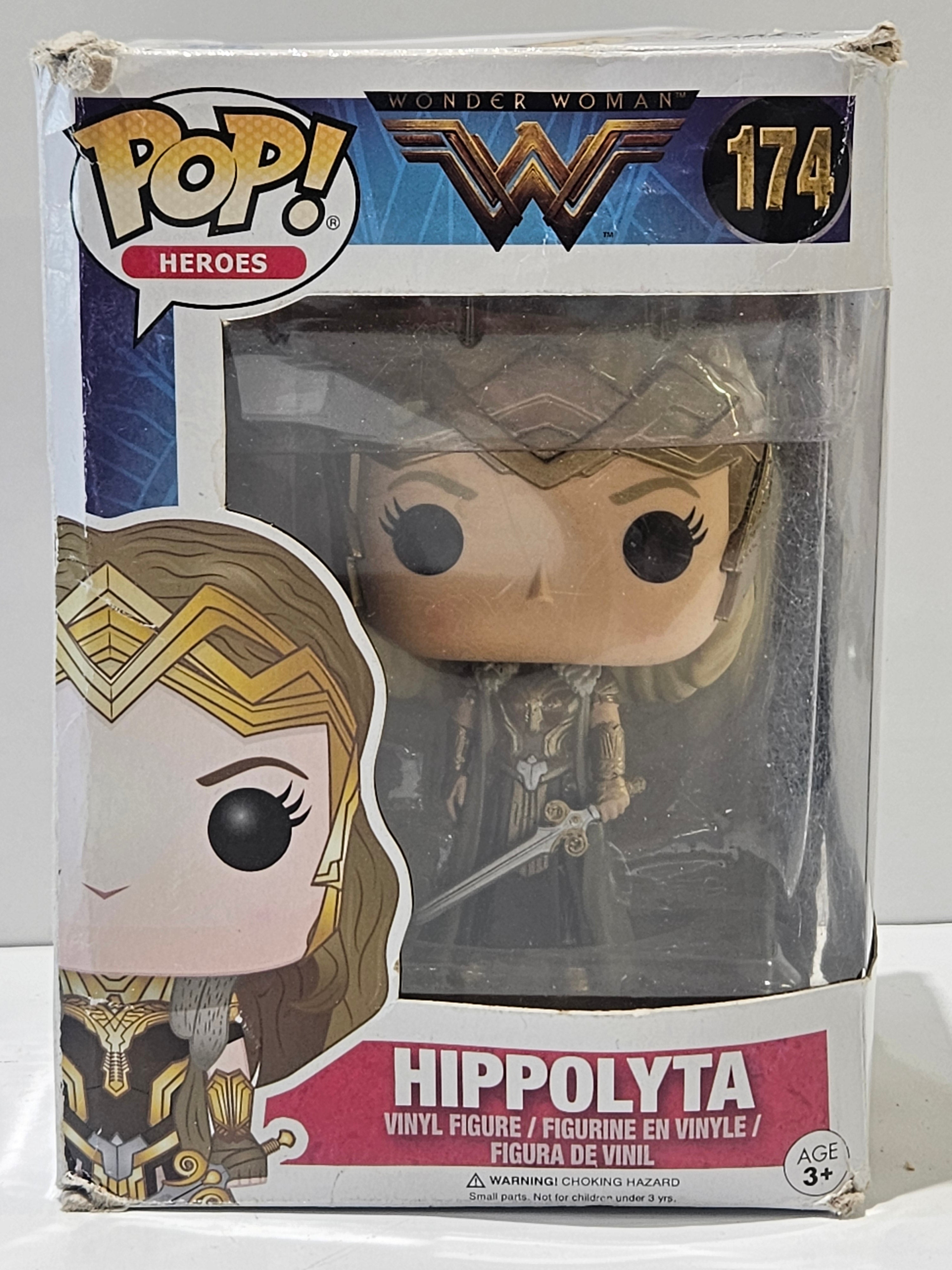 Funko Pop Heroes Wonder Woman Hippolyta #174 Vinyl Figure DC Collectible Toy
