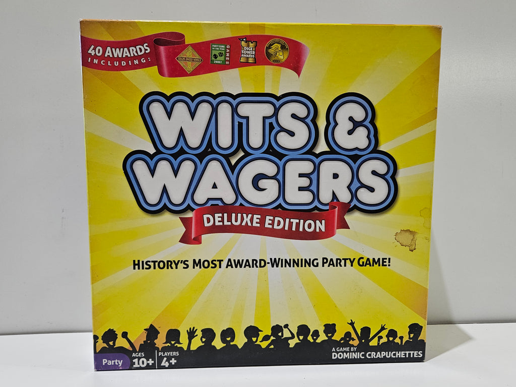 Wits & Wagers Deluxe Edition Party Board Game North Star Games Family Trivia