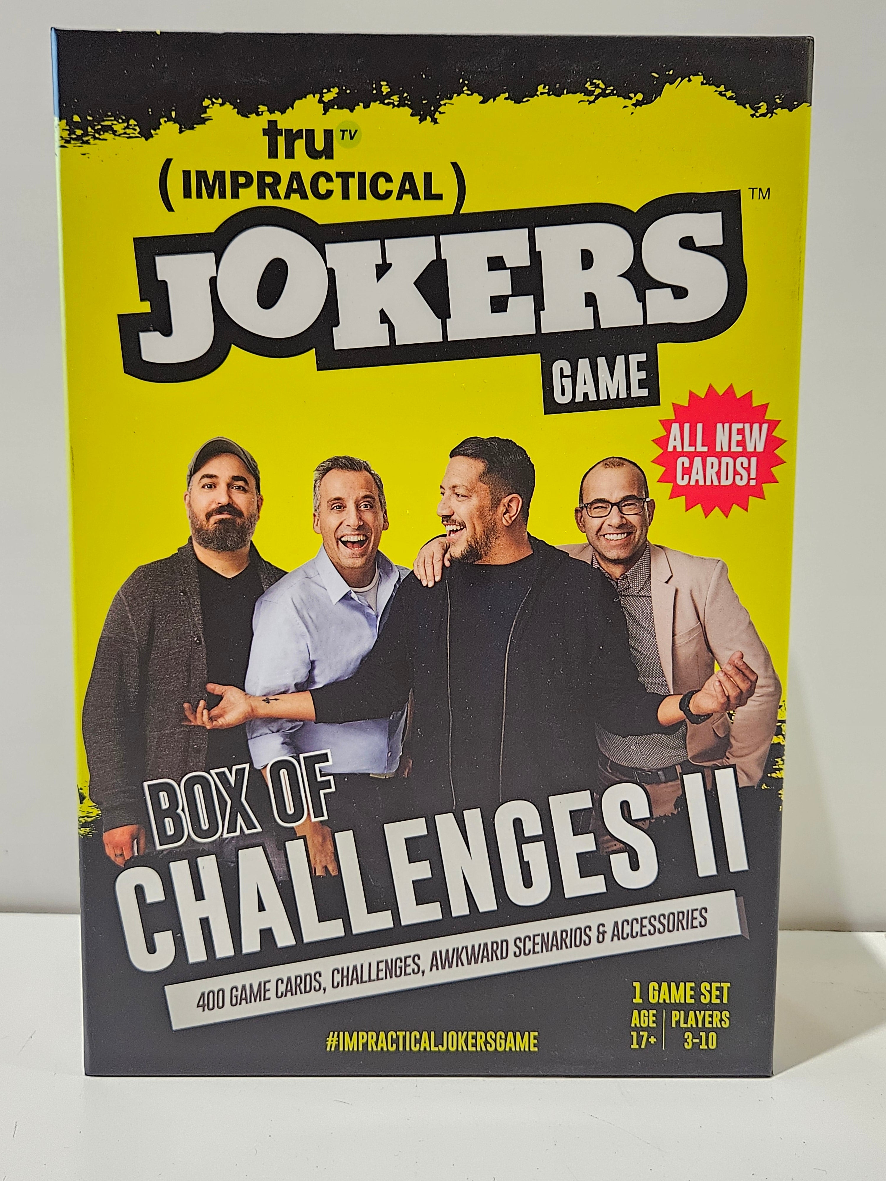 Impractical Jokers Game Box Of Challenges II Party Card Game 400 Cards Adult