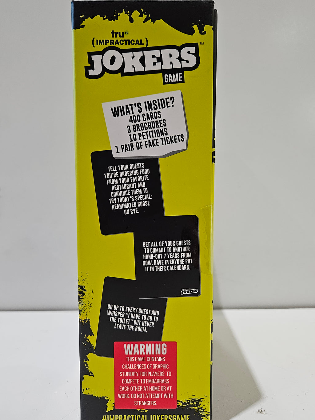 Impractical Jokers Game Box Of Challenges II Party Card Game 400 Cards Adult