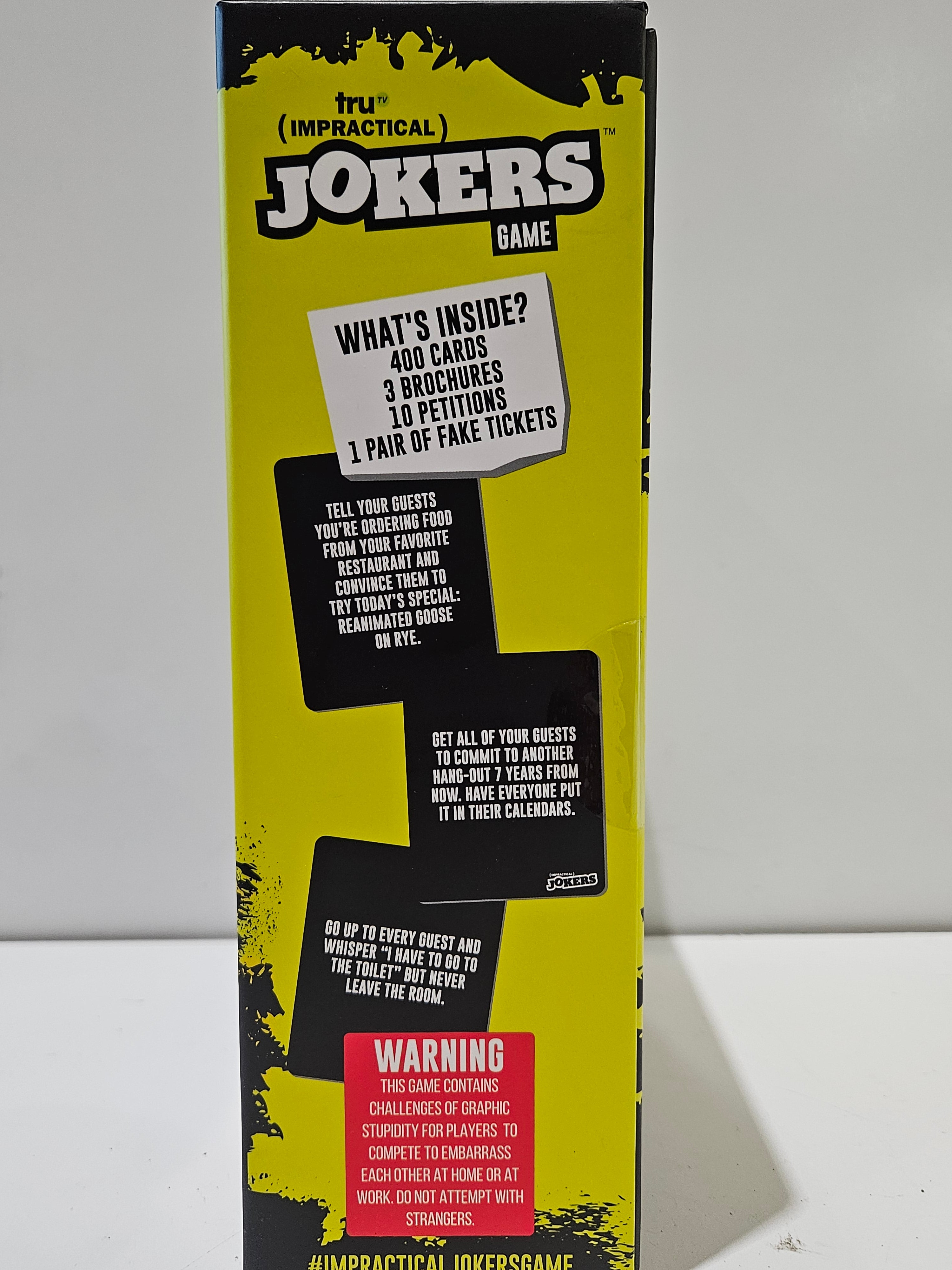 Impractical Jokers Game Box Of Challenges II Party Card Game 400 Cards Adult