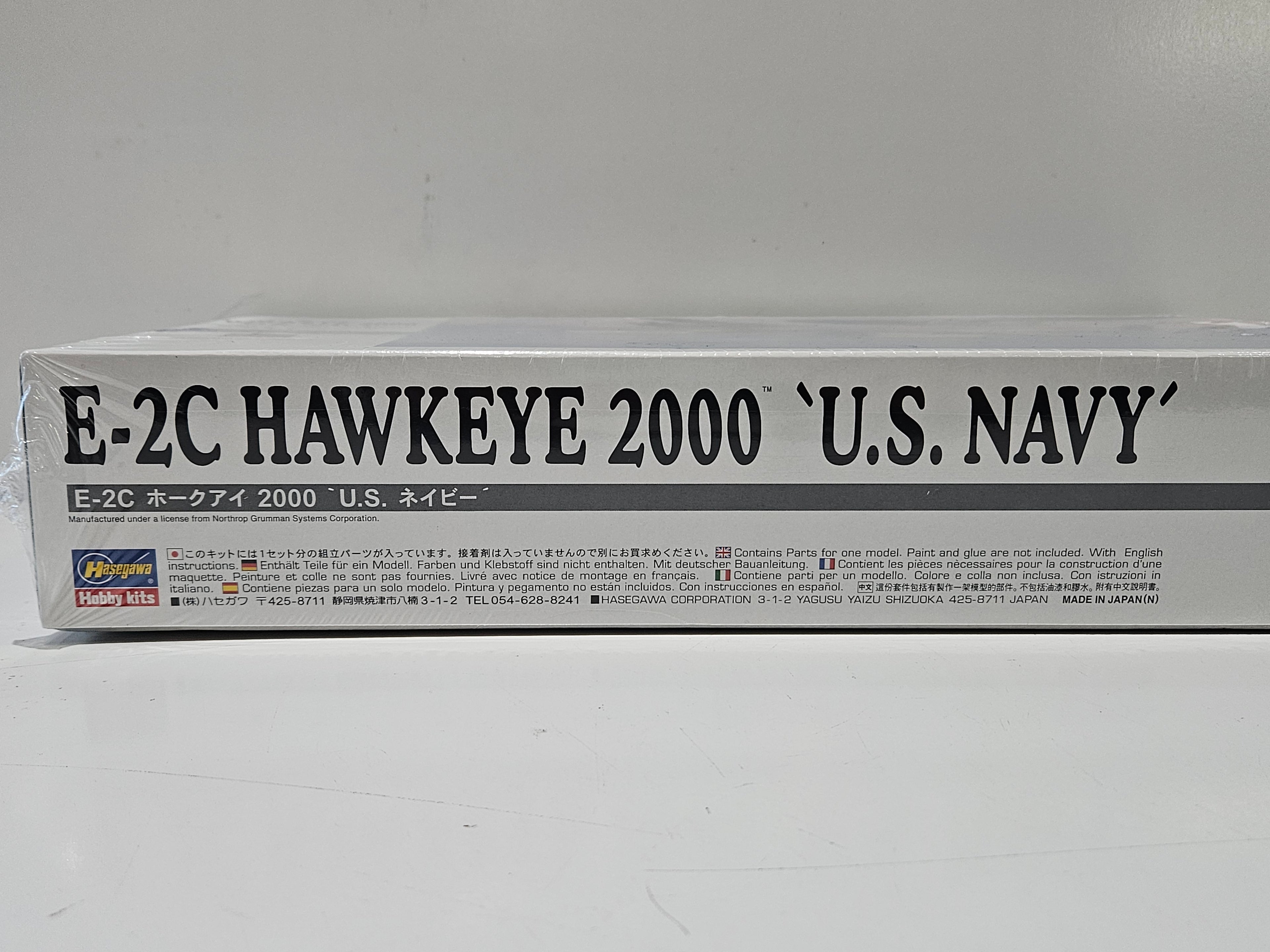 Hasegawa E31 E-2C Hawkeye 2000 U.S. Navy 1:72 Scale Model Kit Sealed Japan