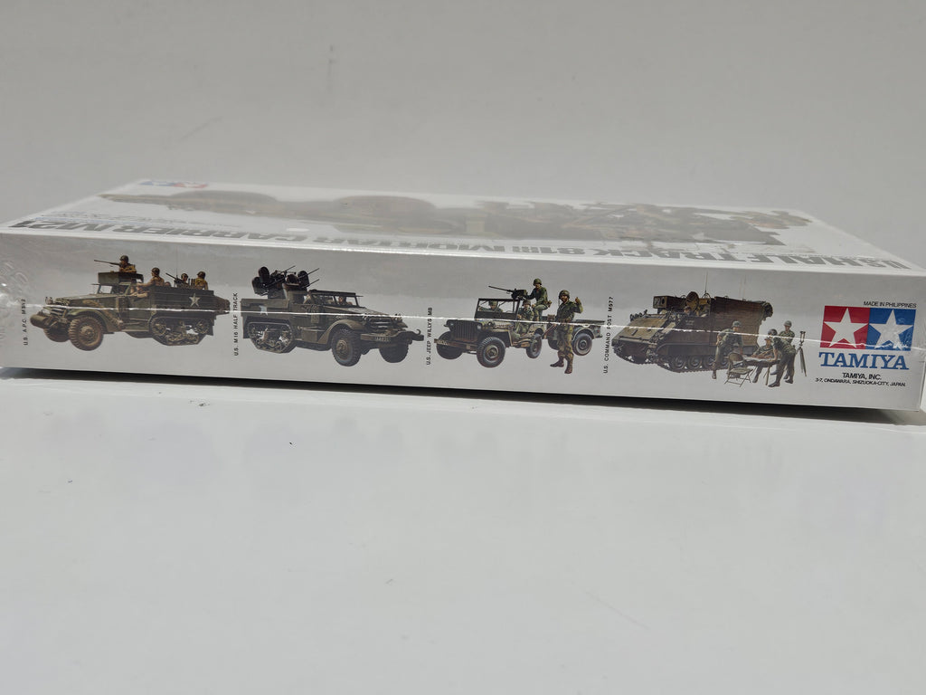 Vintage Tamiya 1:35 U.S. Half Track 81mm Mortar Carrier M21 Model Kit No. 83