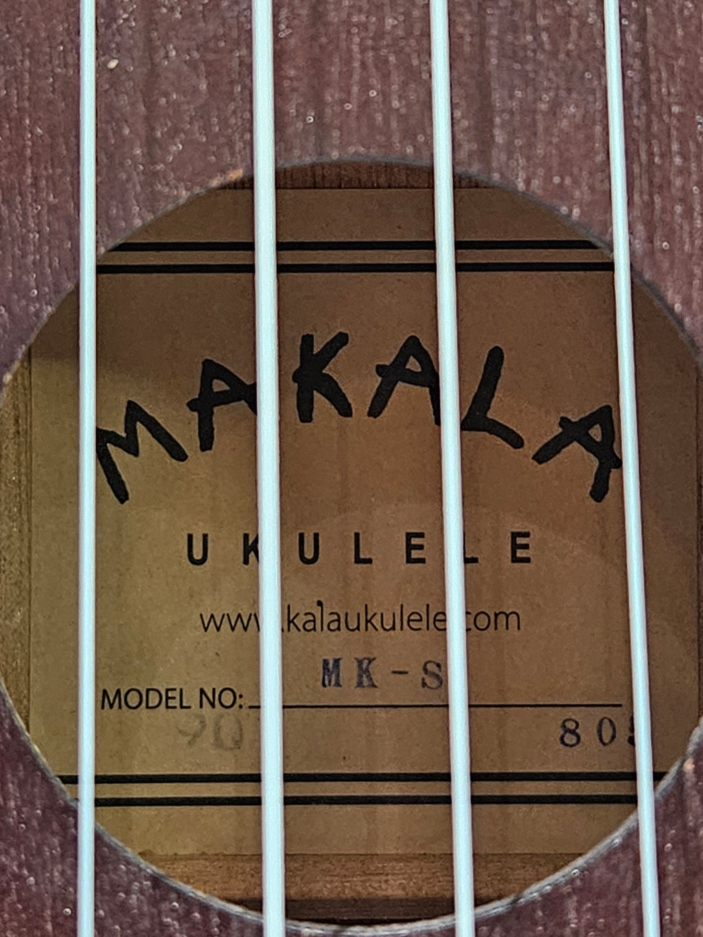 Makala MK-S Soprano Ukulele With Soft Gig Bag Mahogany Finish 4 String Instrument