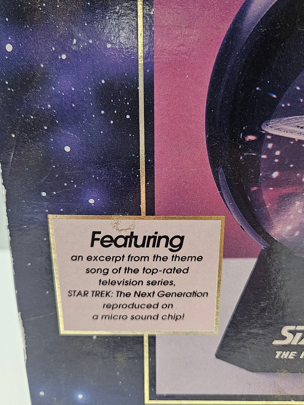 Vintage Star Trek The Next Generation USS Enterprise NCC-1701-D Musical Halodome