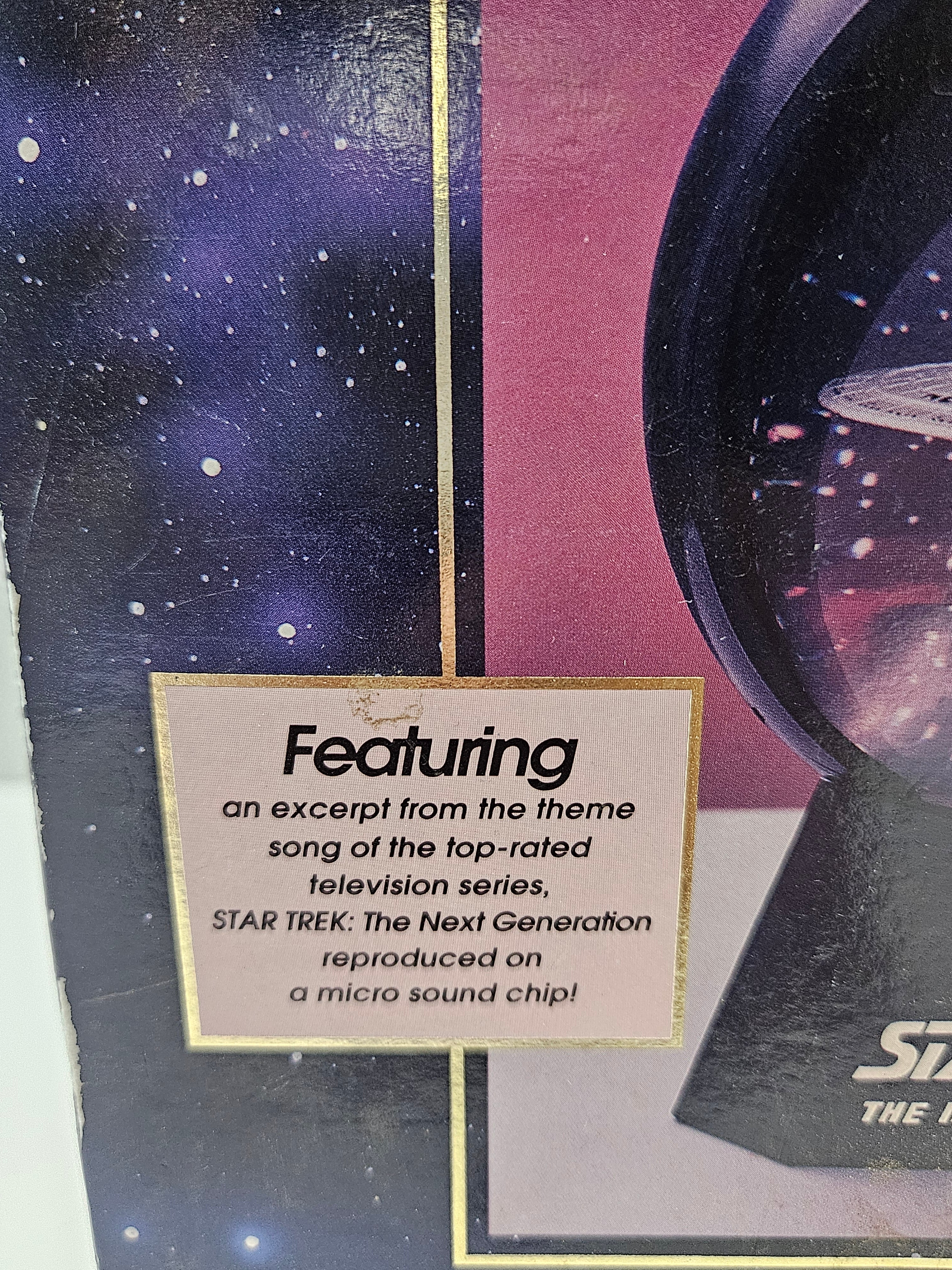 Vintage Star Trek The Next Generation USS Enterprise NCC-1701-D Musical Halodome
