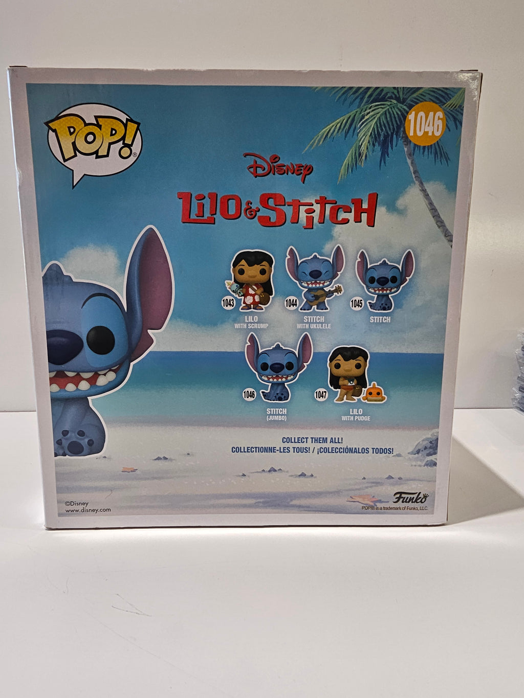 Funko Pop Disney Lilo & Stitch Jumbo Stitch #1046 Vinyl Figure Collectible Boxed