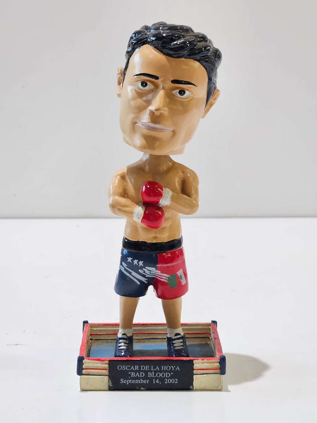 Oscar De La Hoya Bad Blood September 14 2002 Boxing Bobblehead Figure Collectible