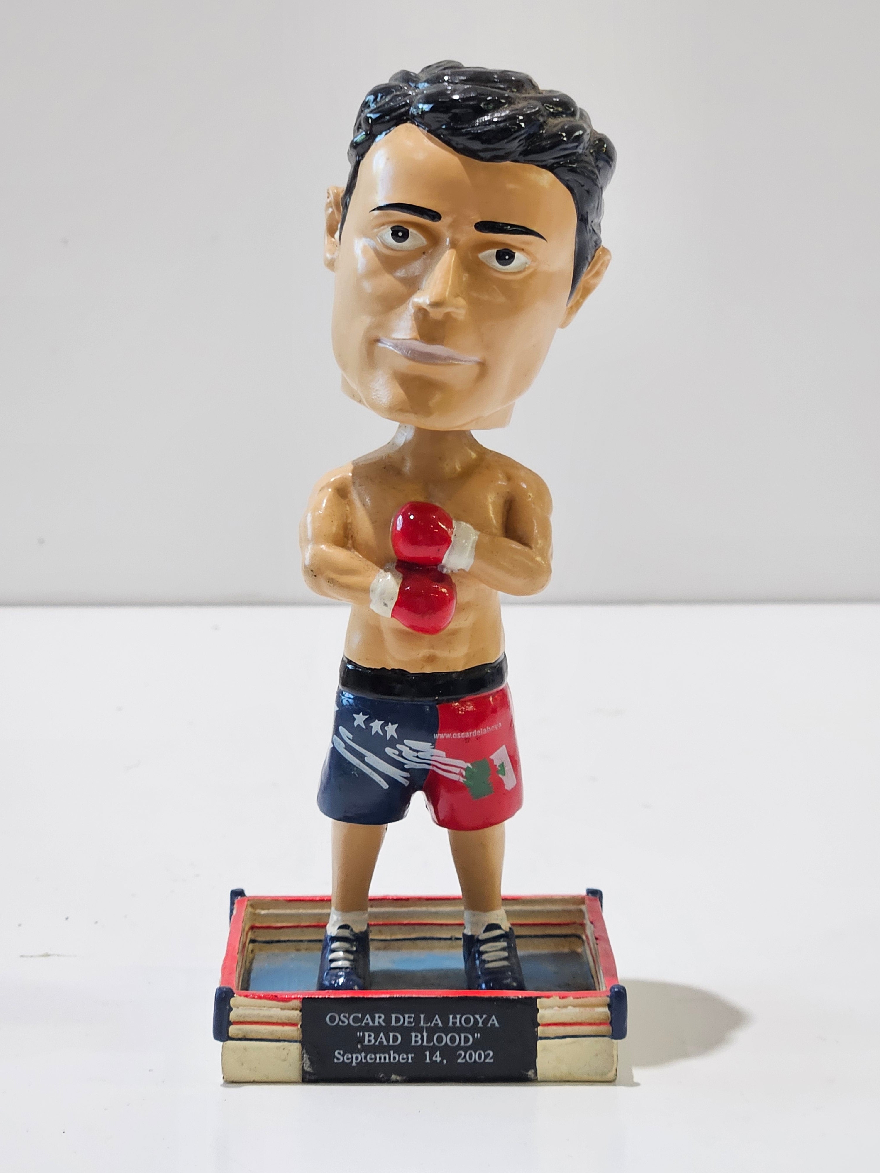 Oscar De La Hoya Bad Blood September 14 2002 Boxing Bobblehead Figure Collectible