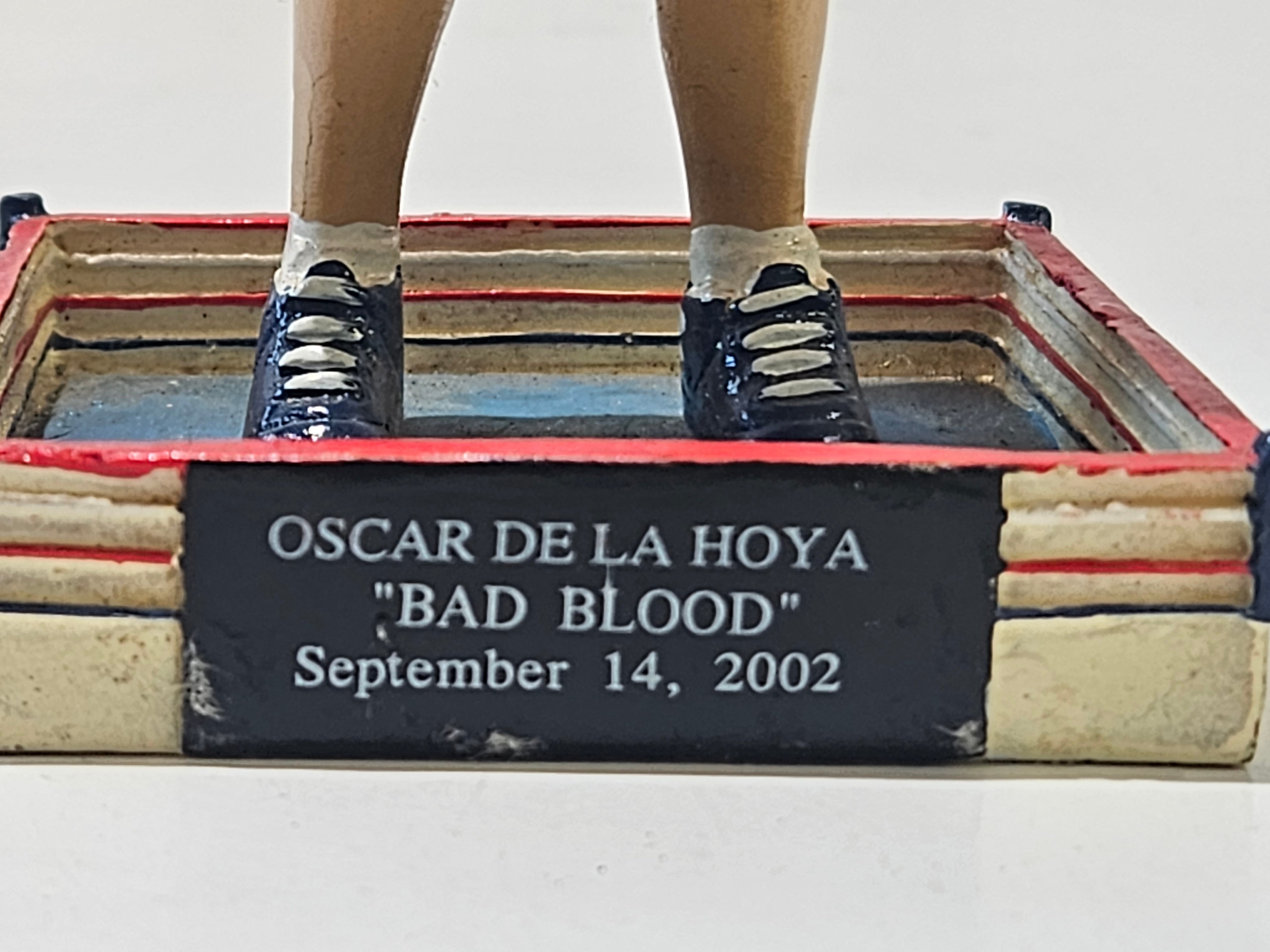 Oscar De La Hoya Bad Blood September 14 2002 Boxing Bobblehead Figure Collectible