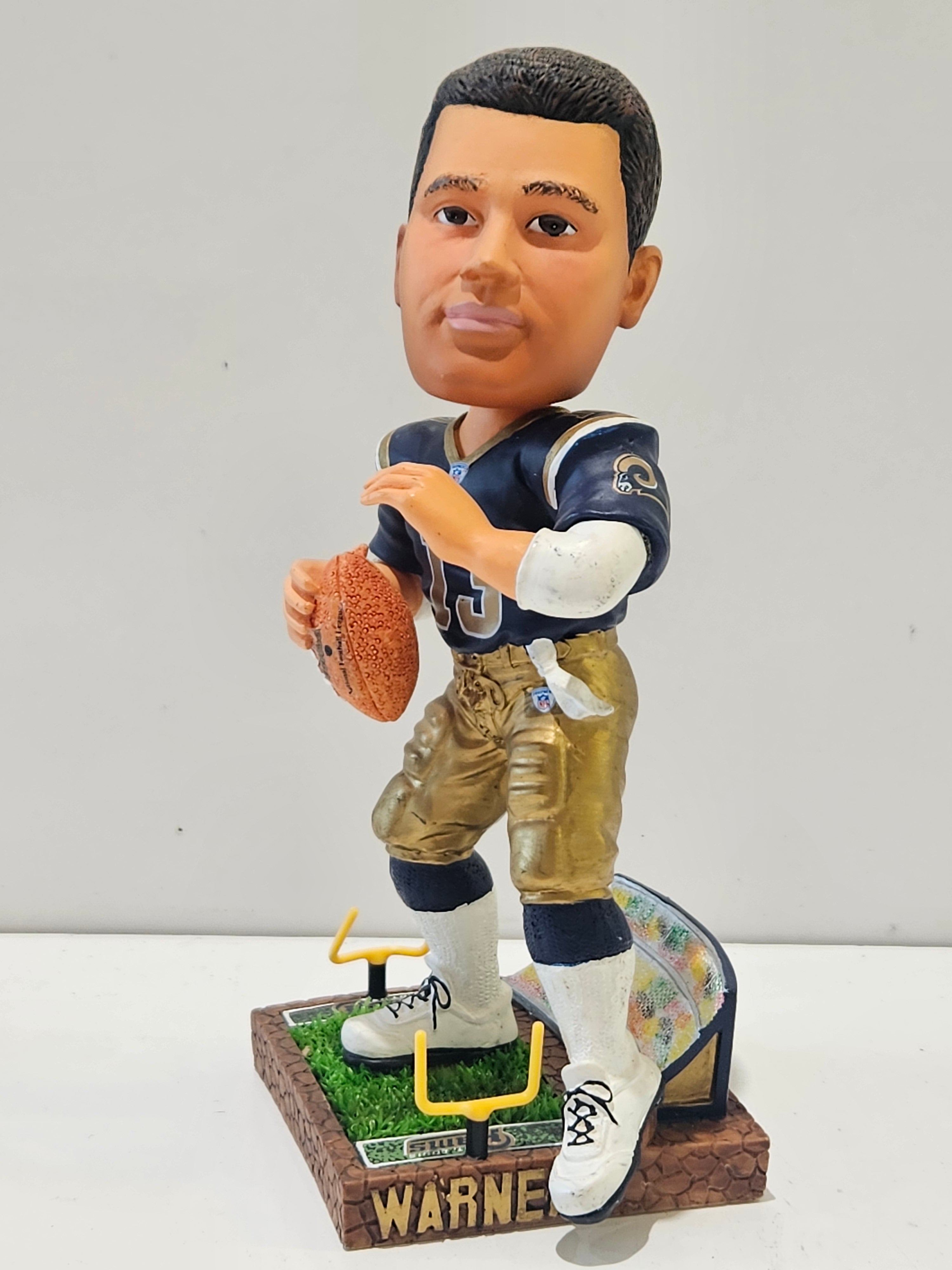 Vintage Kurt Warner St. Louis Rams #13 NFL Quarterback Bobblehead Collectible