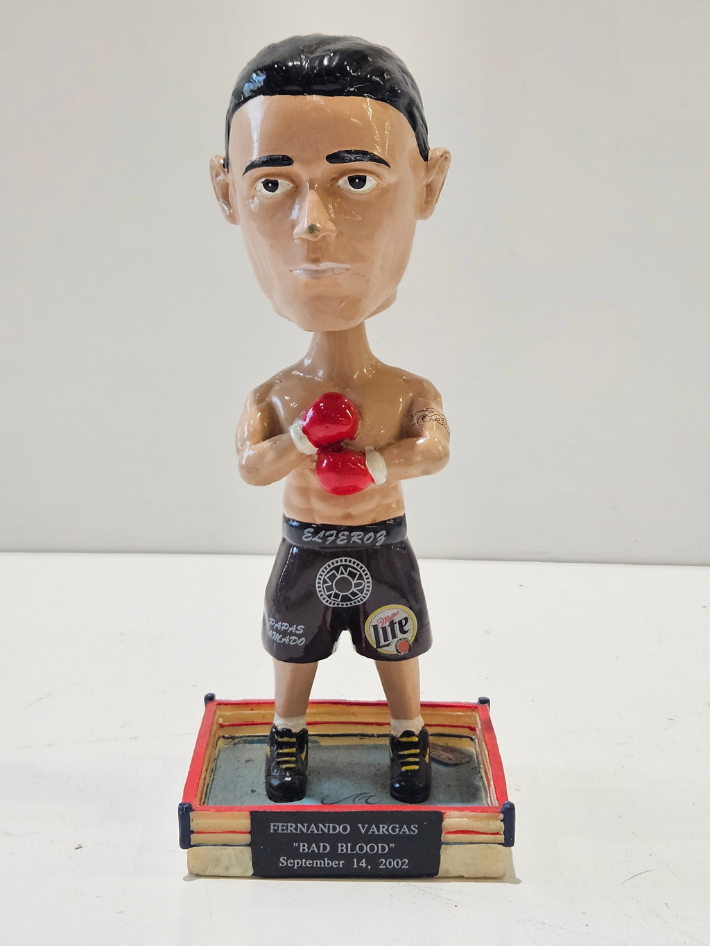 Vintage Fernando Vargas Bad Blood September 14 2002 Boxing Bobblehead Figure Rare