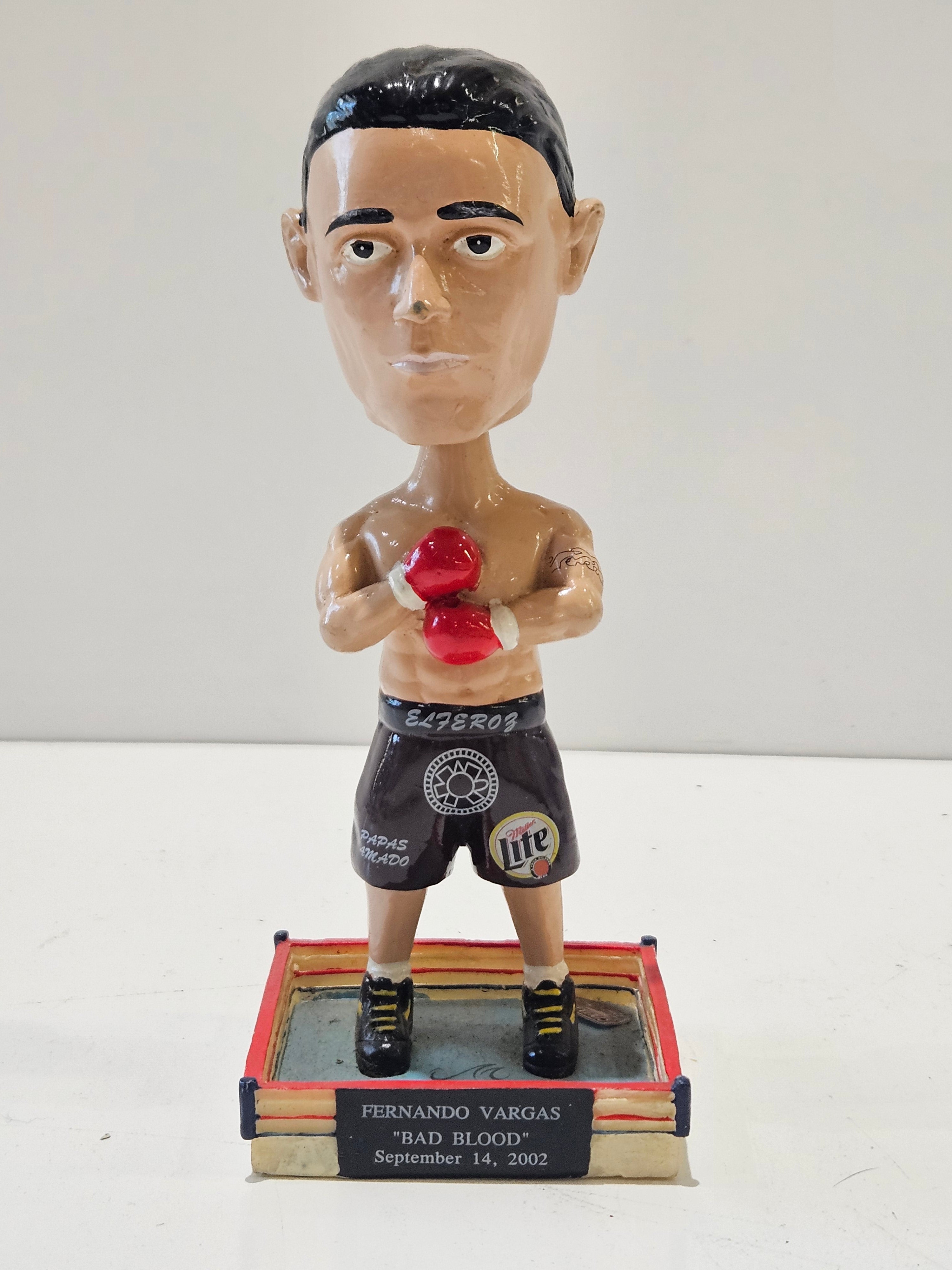 Vintage Fernando Vargas Bad Blood September 14 2002 Boxing Bobblehead Figure Rare
