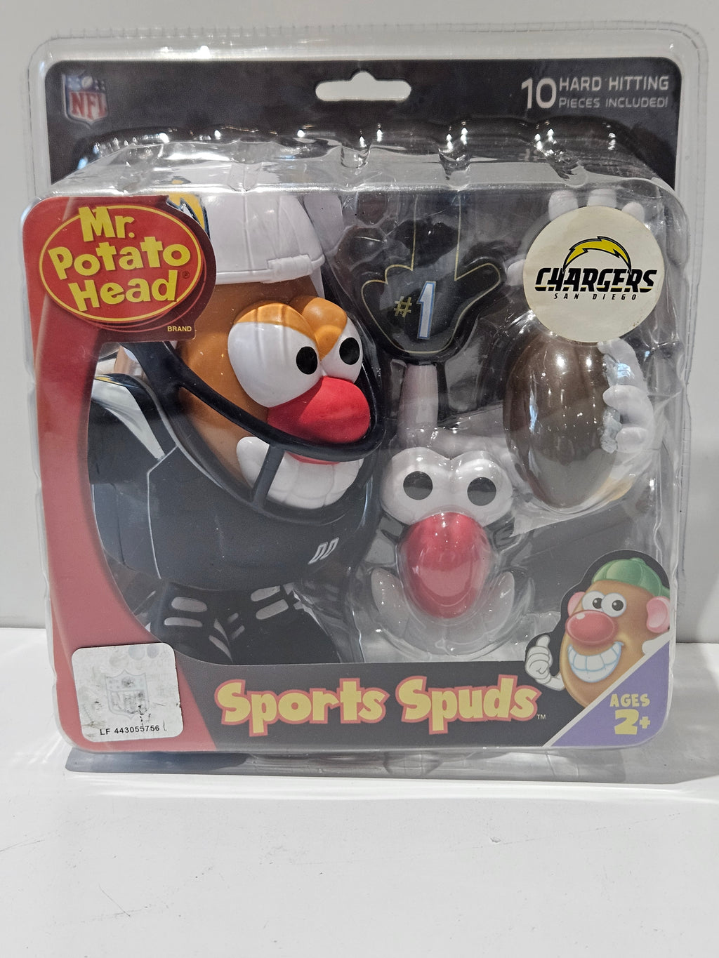 2010 Mr Potato Head Sports Spuds San Diego Chargers NFL Edition Figure Sealed
