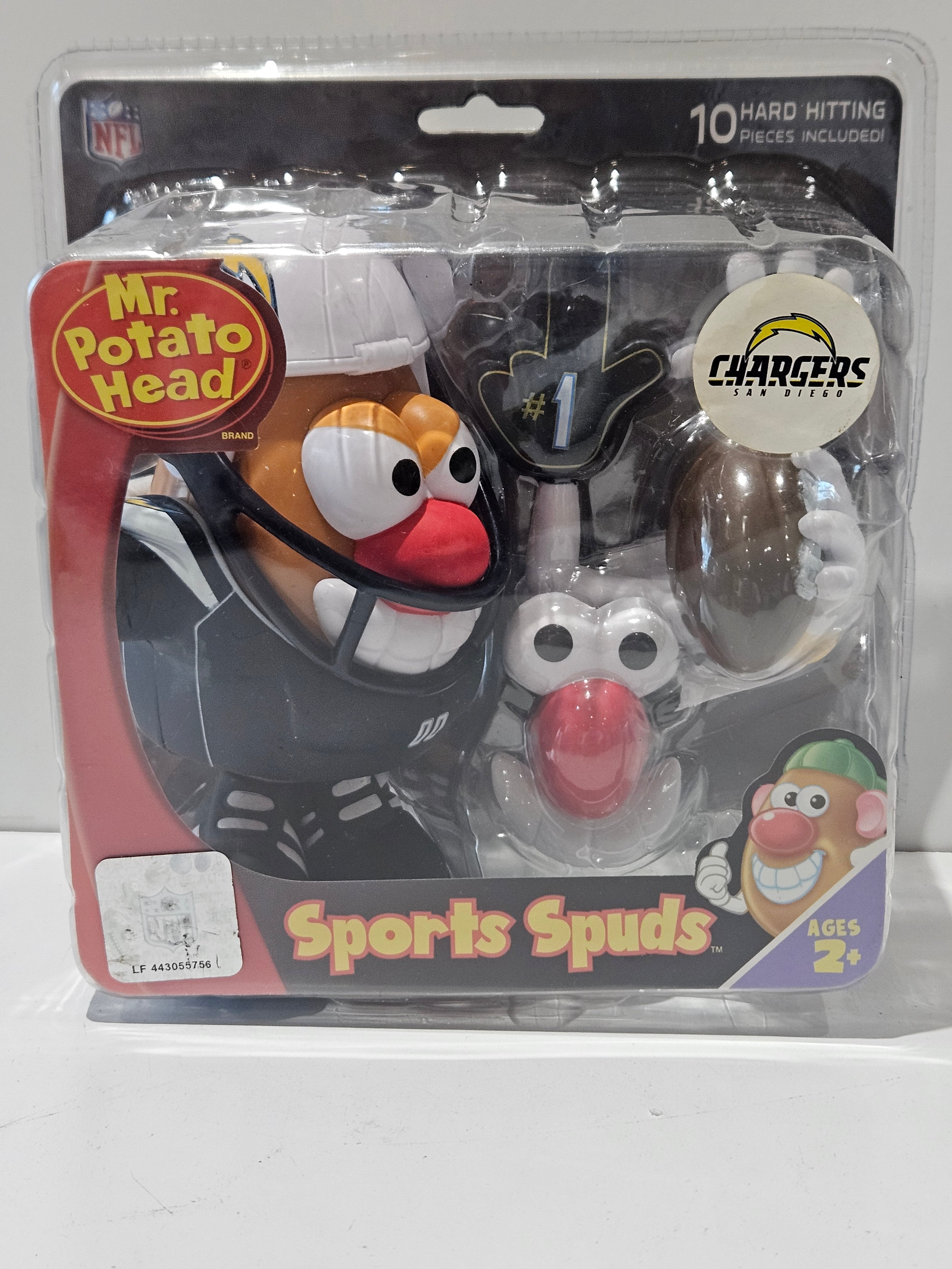 2010 Mr Potato Head Sports Spuds San Diego Chargers NFL Edition Figure Sealed